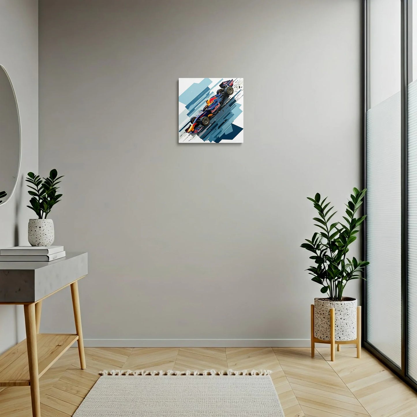 Tablou Modern - Formula 1 în Cubism Expressiv