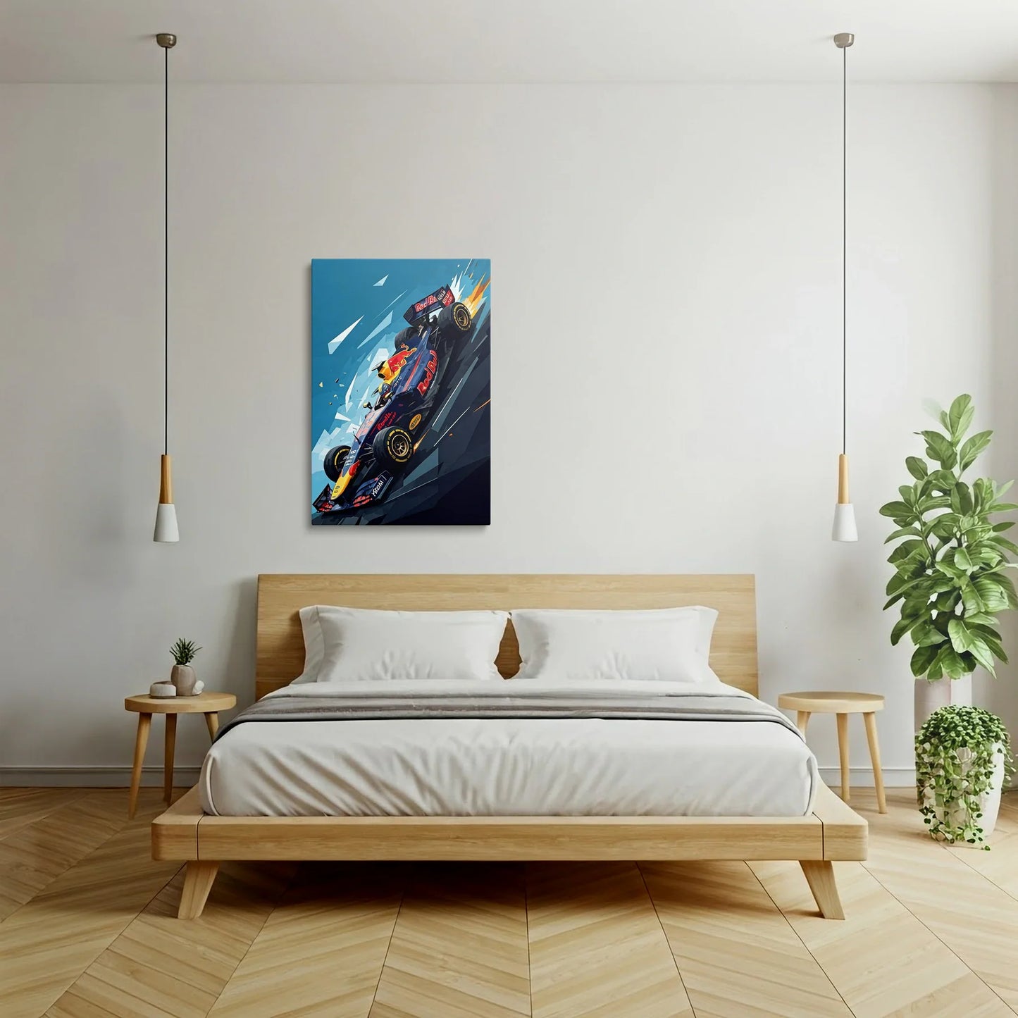 Tablou Modern - Scenă Din Formula 1 Dinamică