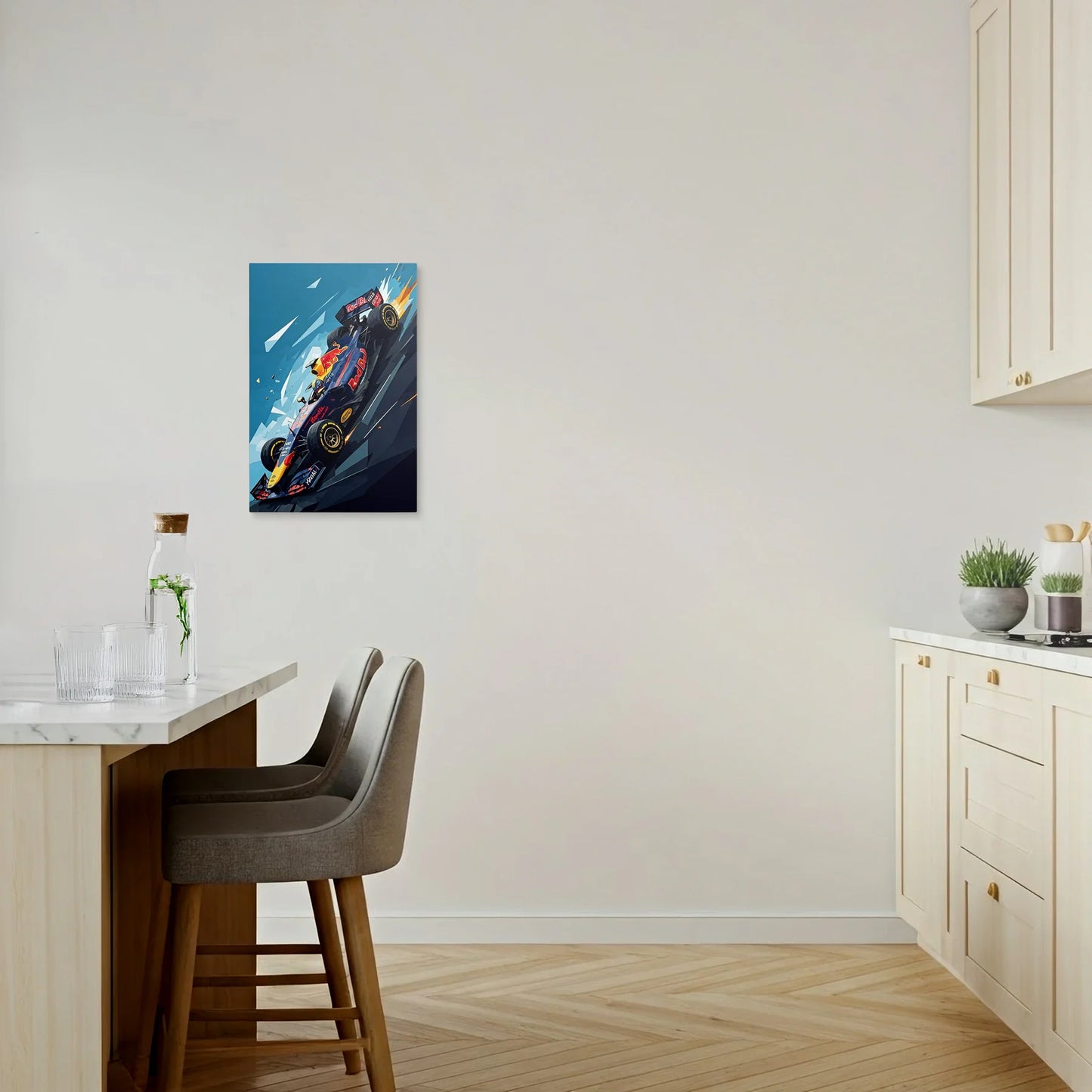Tablou Modern - Scenă Din Formula 1 Dinamică