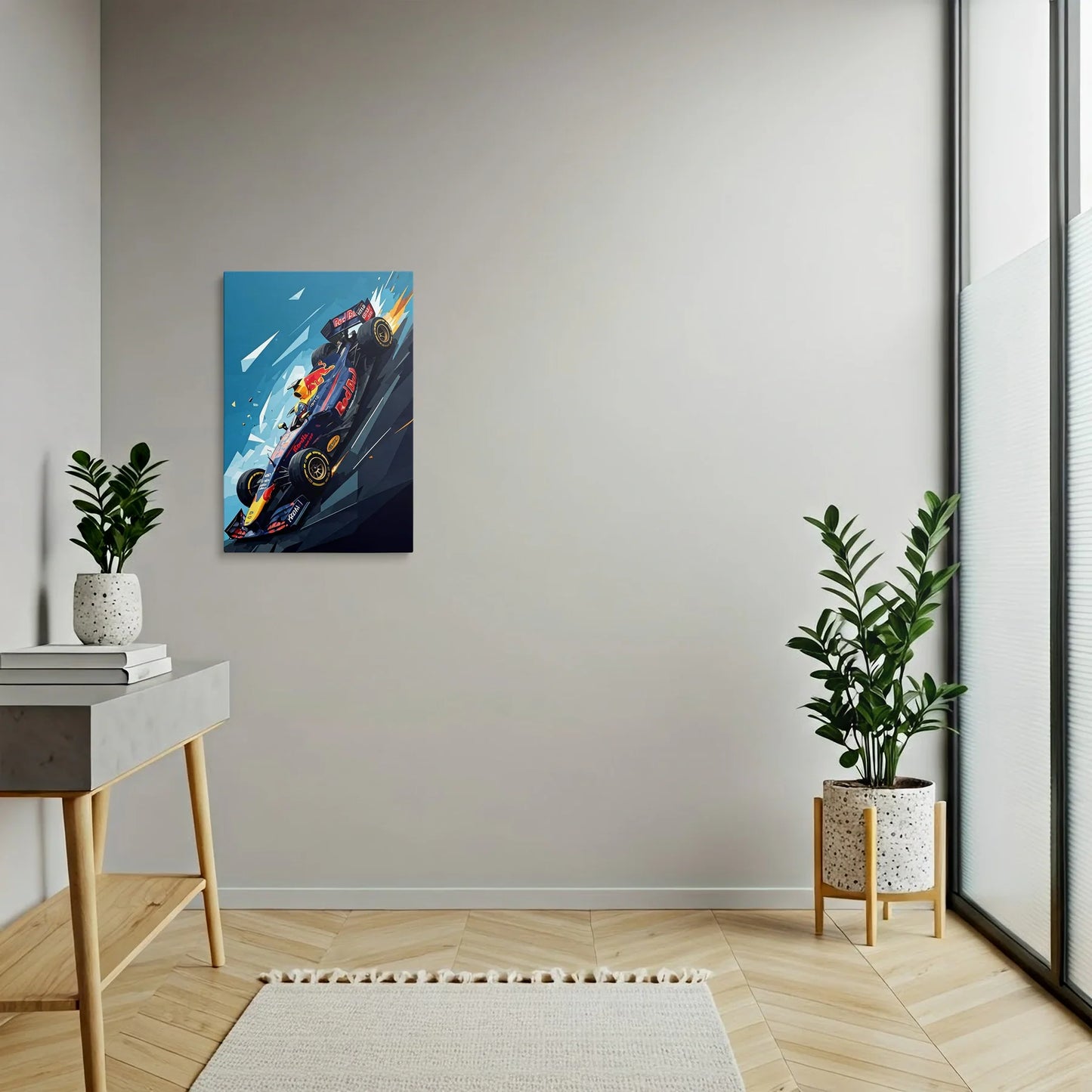 Tablou Modern - Scenă Din Formula 1 Dinamică