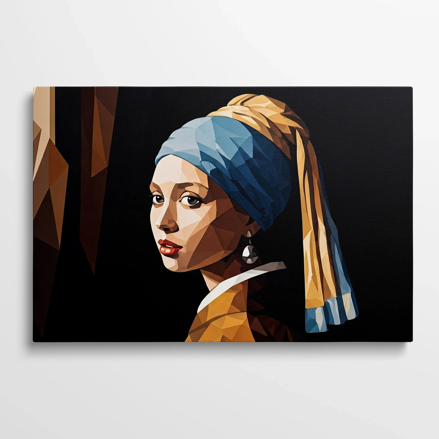 Tablou Modern - Portret Geometric Feminin 5 - vedere din fata