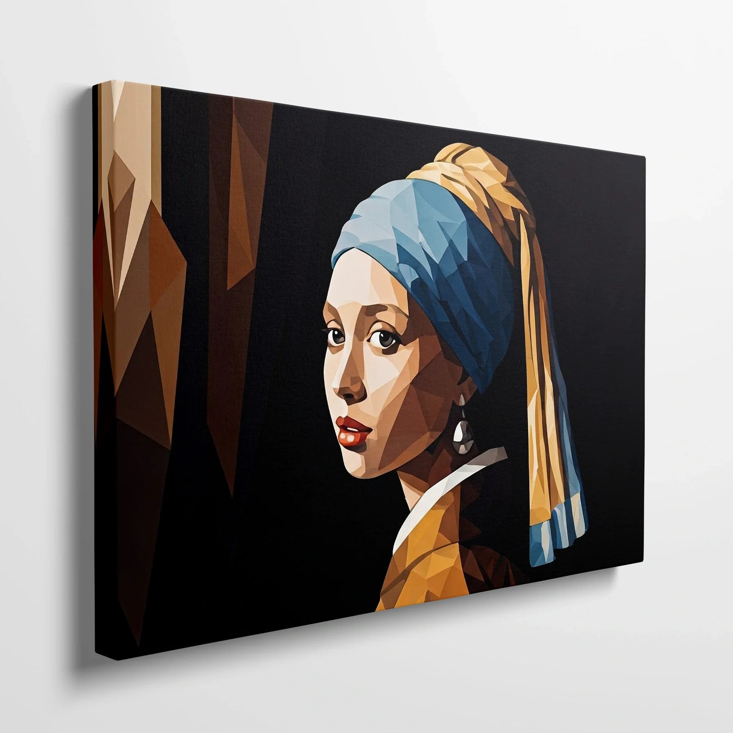 Tablou Modern - Portret Geometric Feminin 5 - vedere din lateral