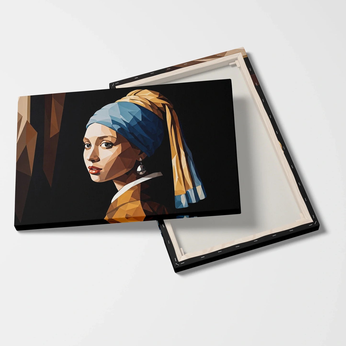 Tablou Modern - Portret Geometric Feminin 5 - vedere fata verso