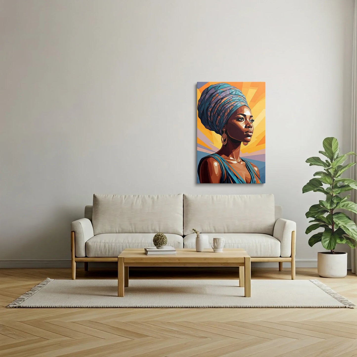 Tablou Modern - Portret Colorat Din Formula 1 - vedere living