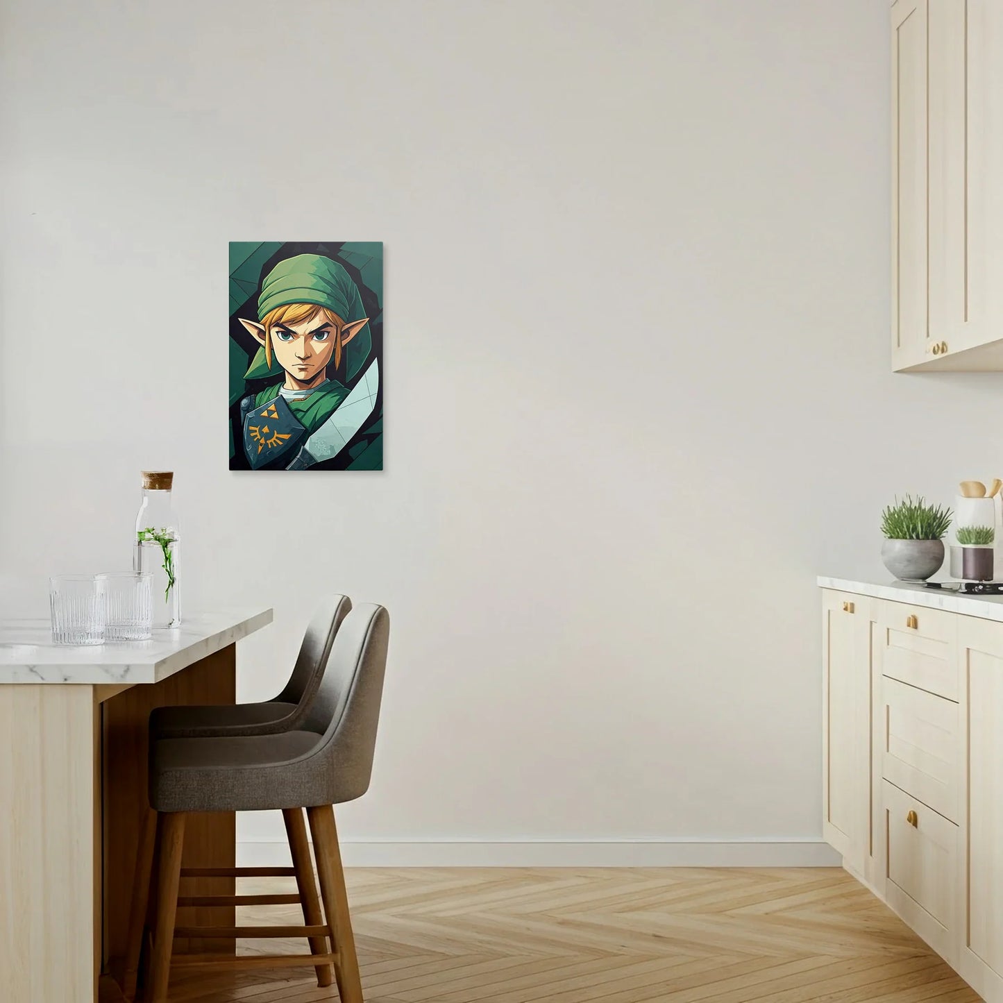 Tablou Modern - Portret Cubist Îndrăzneț Pentru Copii - vedere bucatarie