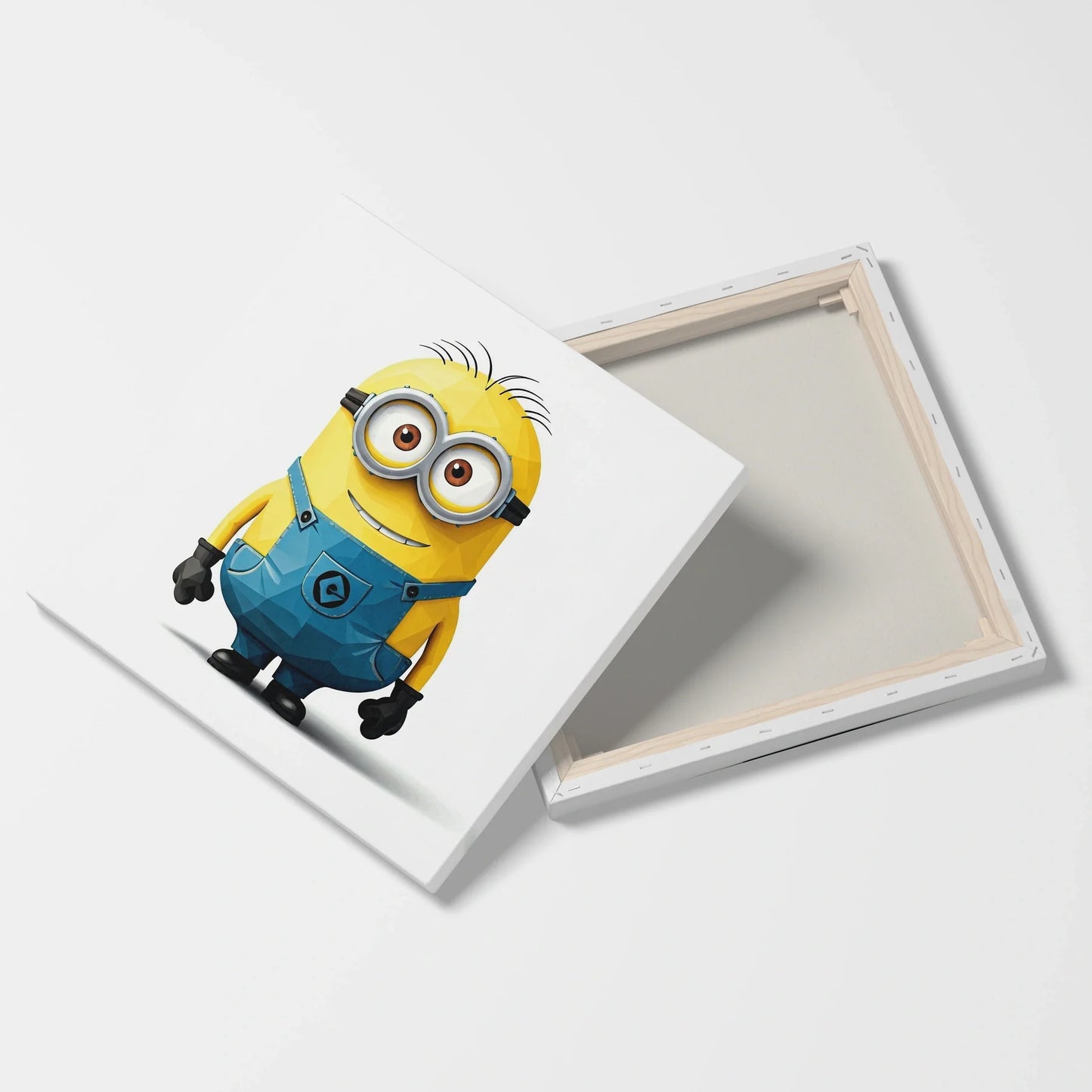 Tablou Modern - Portret Geometric Al Unui Minion - vedere fata verso