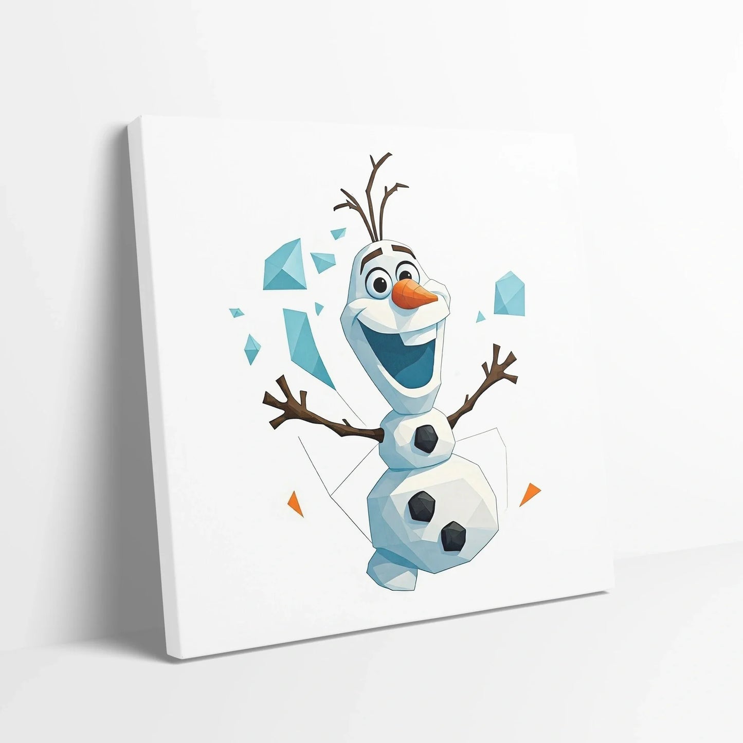 Tablou Modern - Olaf Geometric Cubist Pentru Copii - vedere din lateral