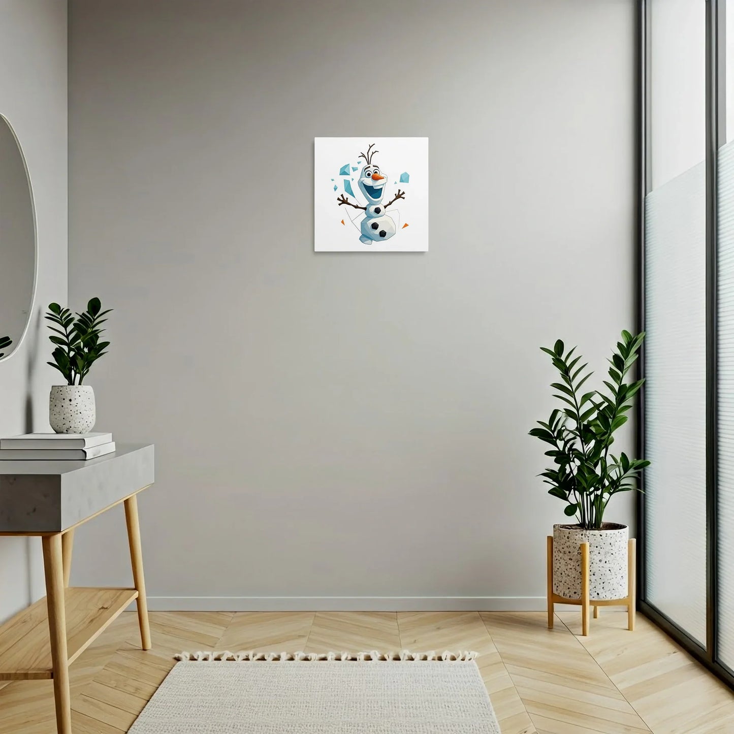 Tablou Modern - Olaf Geometric Cubist Pentru Copii - vedere hol