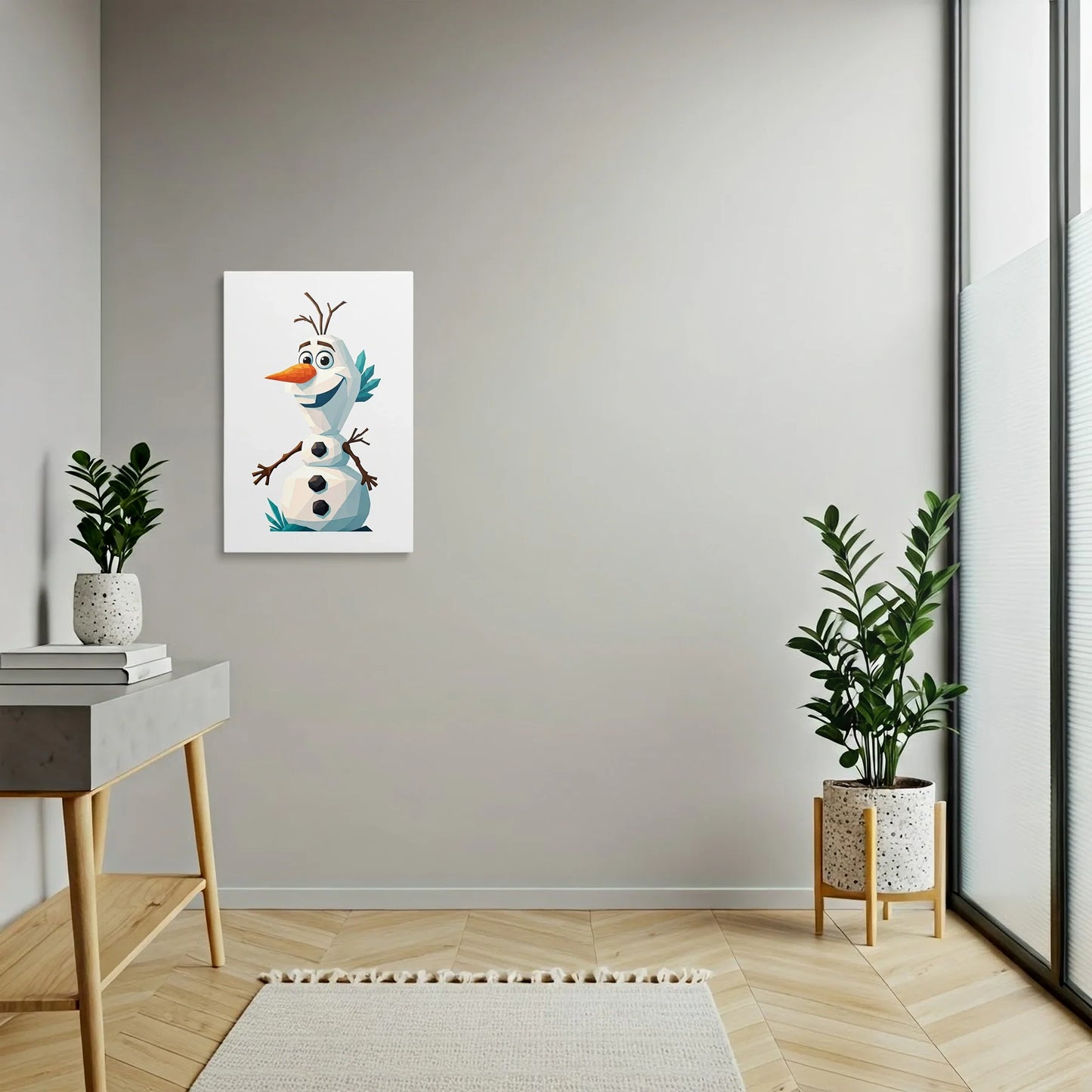Tablou Modern - Olaf Geometric Colorat - vedere hol