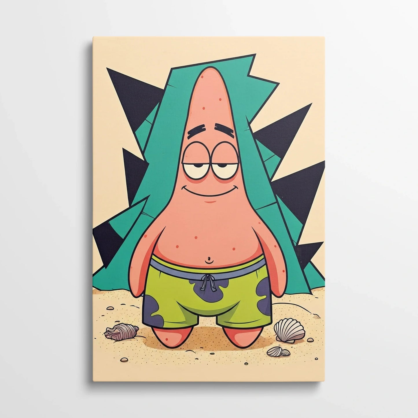 Tablou Modern - Patrick Star Cubist - vedere din fata