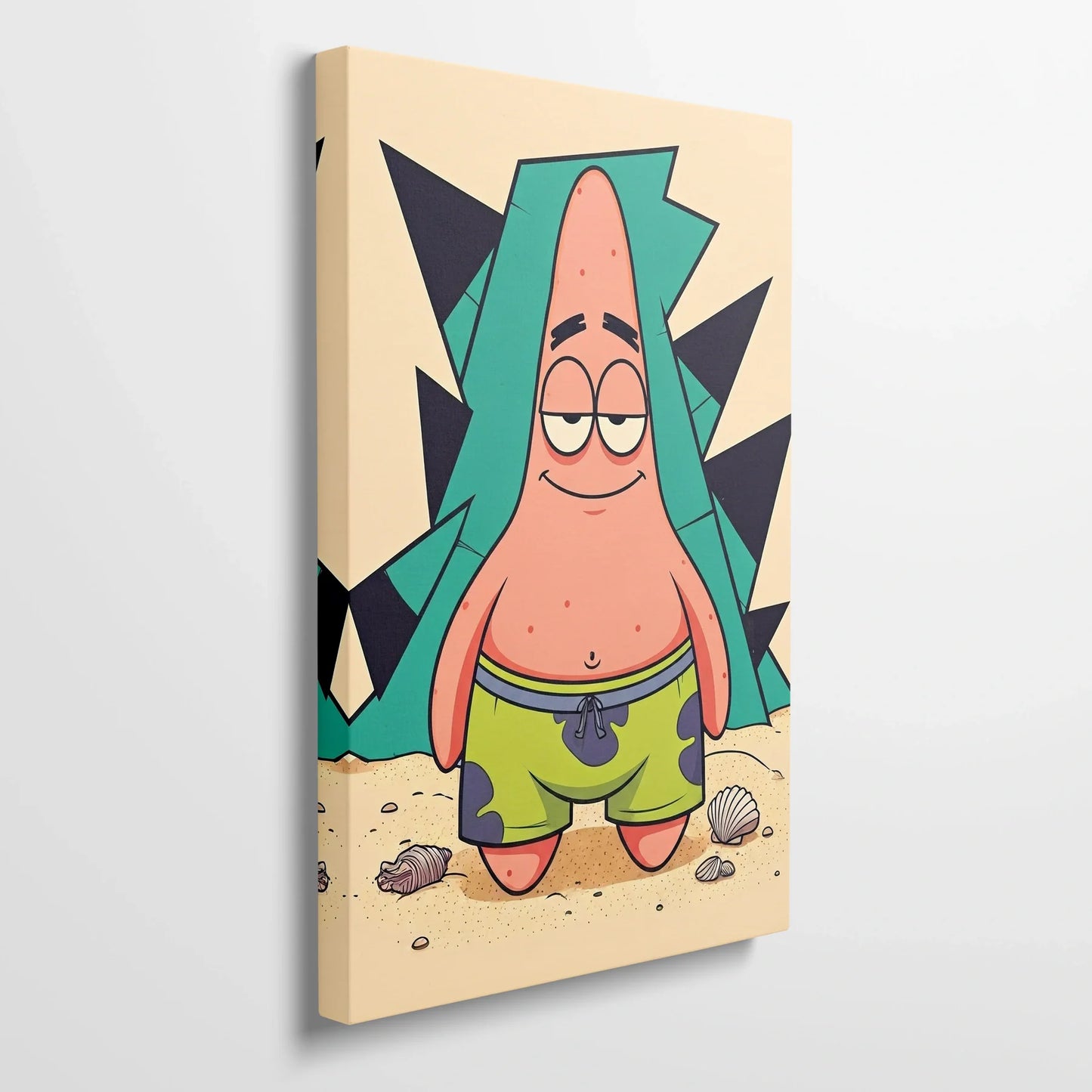 Tablou Modern - Patrick Star Cubist - vedere din lateral