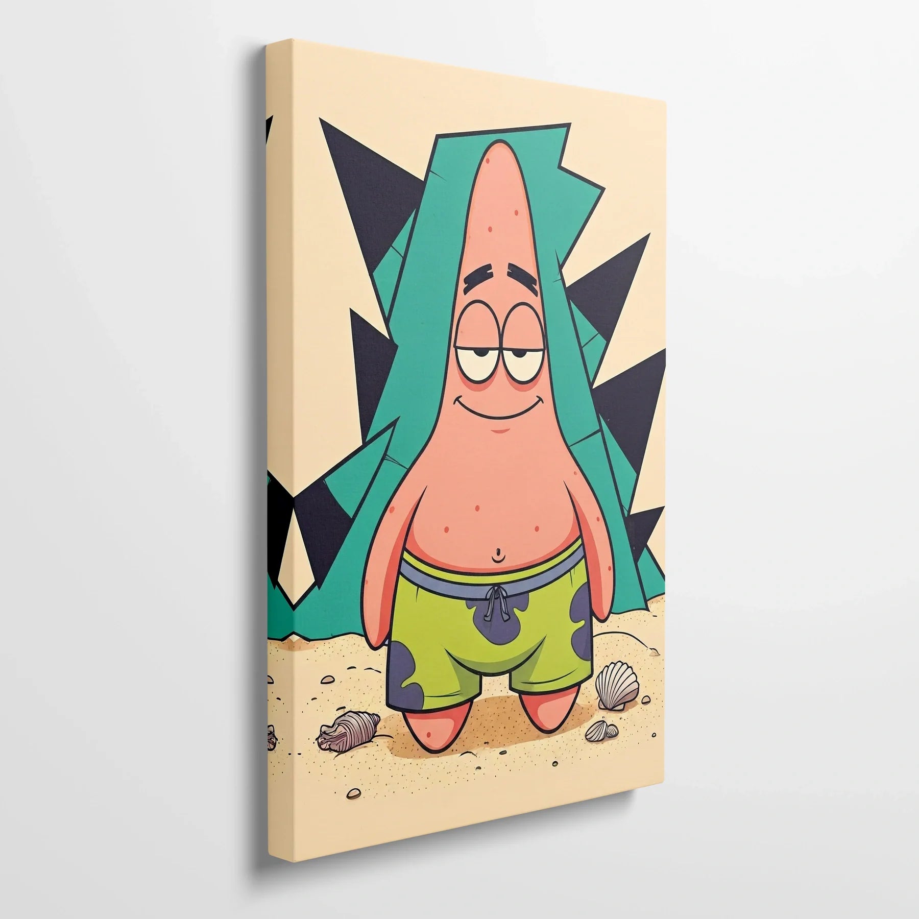 Tablou Modern - Patrick Star Cubist - vedere din lateral