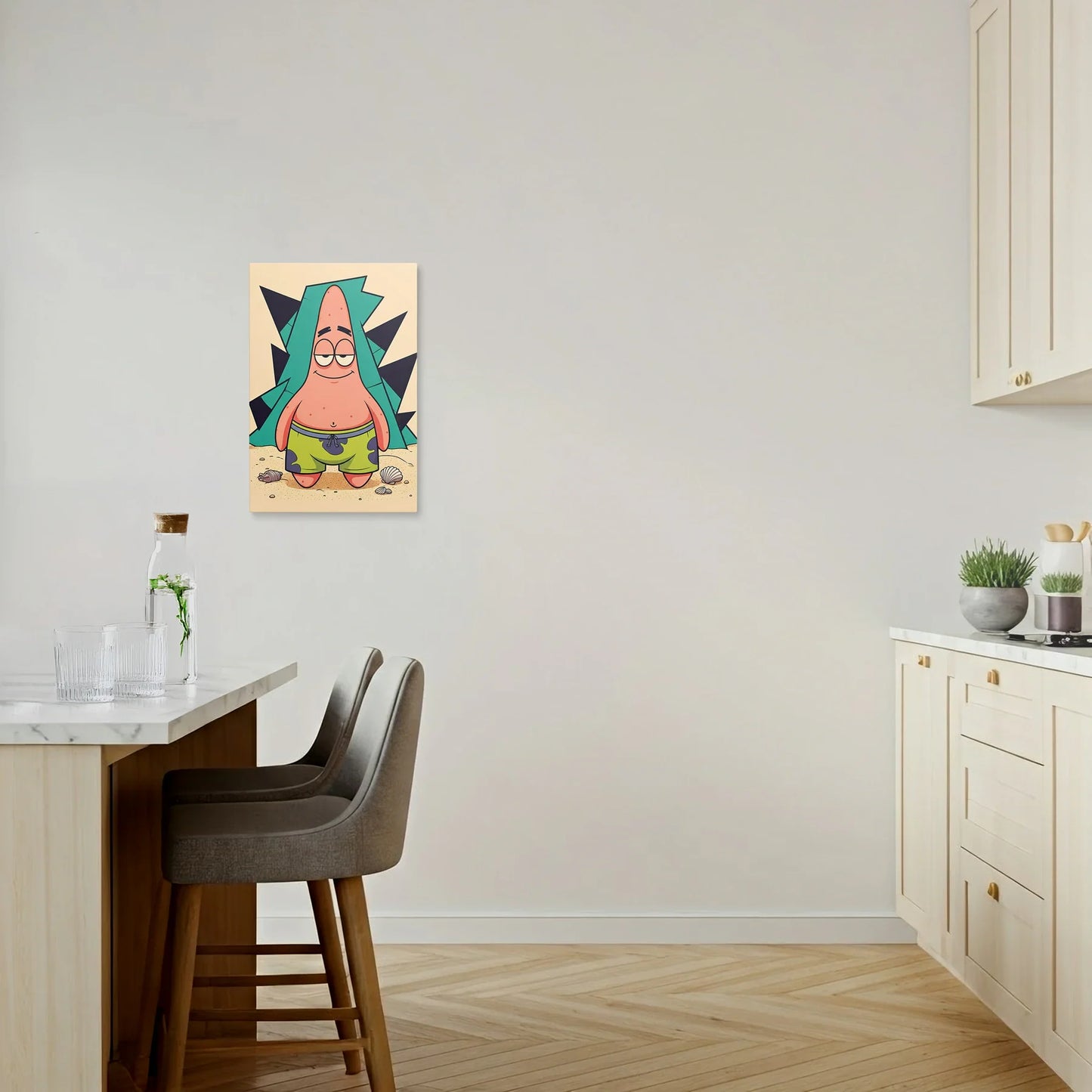 Tablou Modern - Patrick Star Cubist - vedere bucatarie