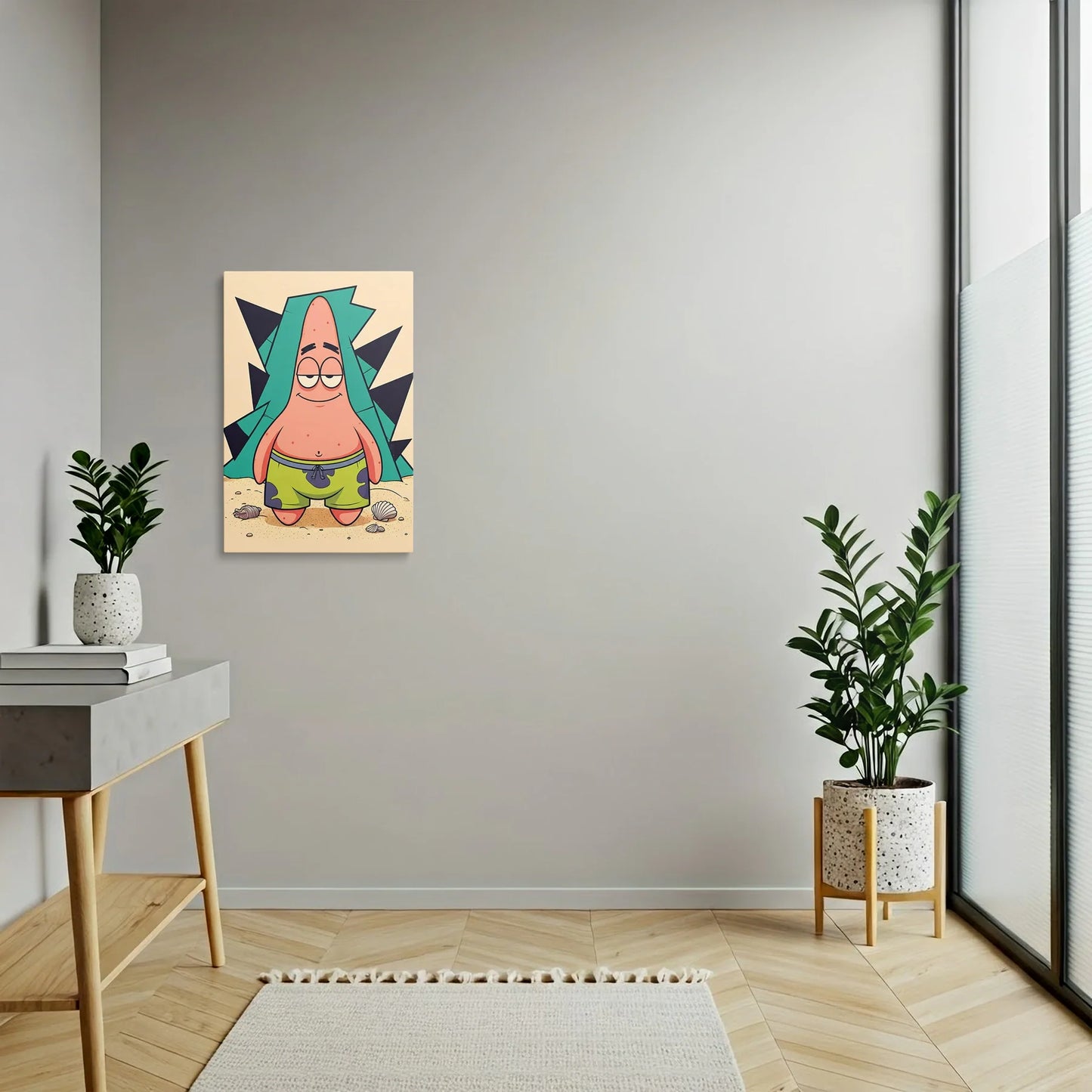 Tablou Modern - Patrick Star Cubist - vedere hol