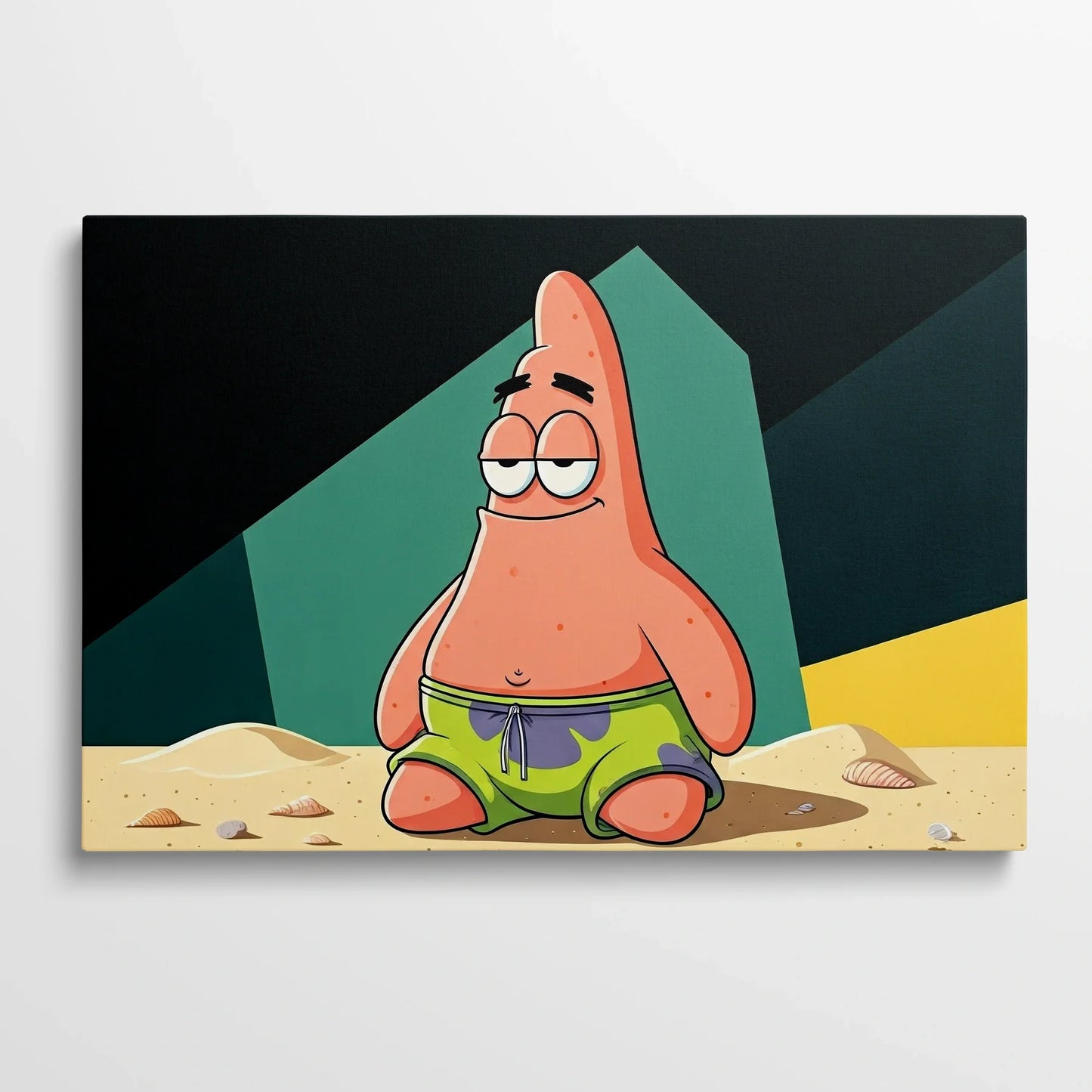Tablou Modern - Patrick Star Cubist 2 - vedere din fata
