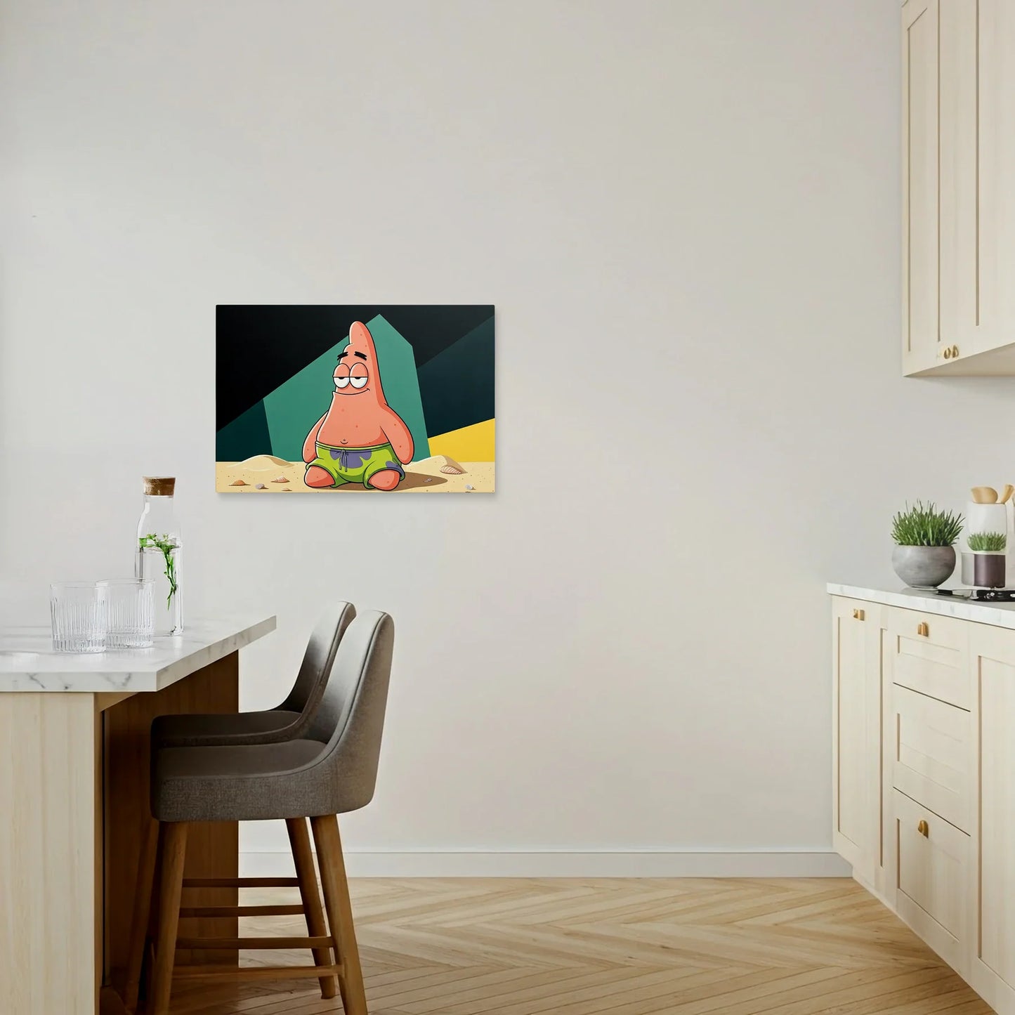 Tablou Modern - Patrick Star Cubist 2 - vedere bucatarie