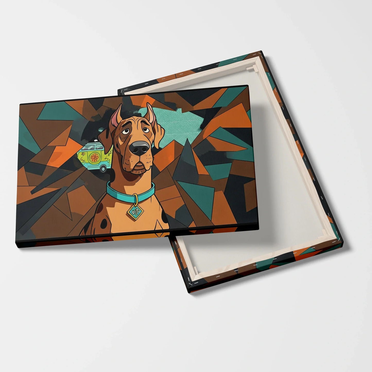 Tablou Modern - Scooby-Doo Cubist Geometric - vedere fata verso