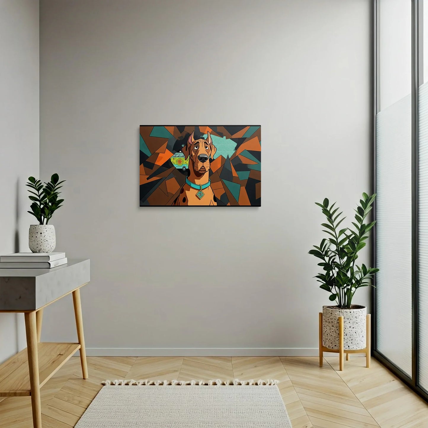 Tablou Modern - Scooby-Doo Cubist Geometric - vedere hol