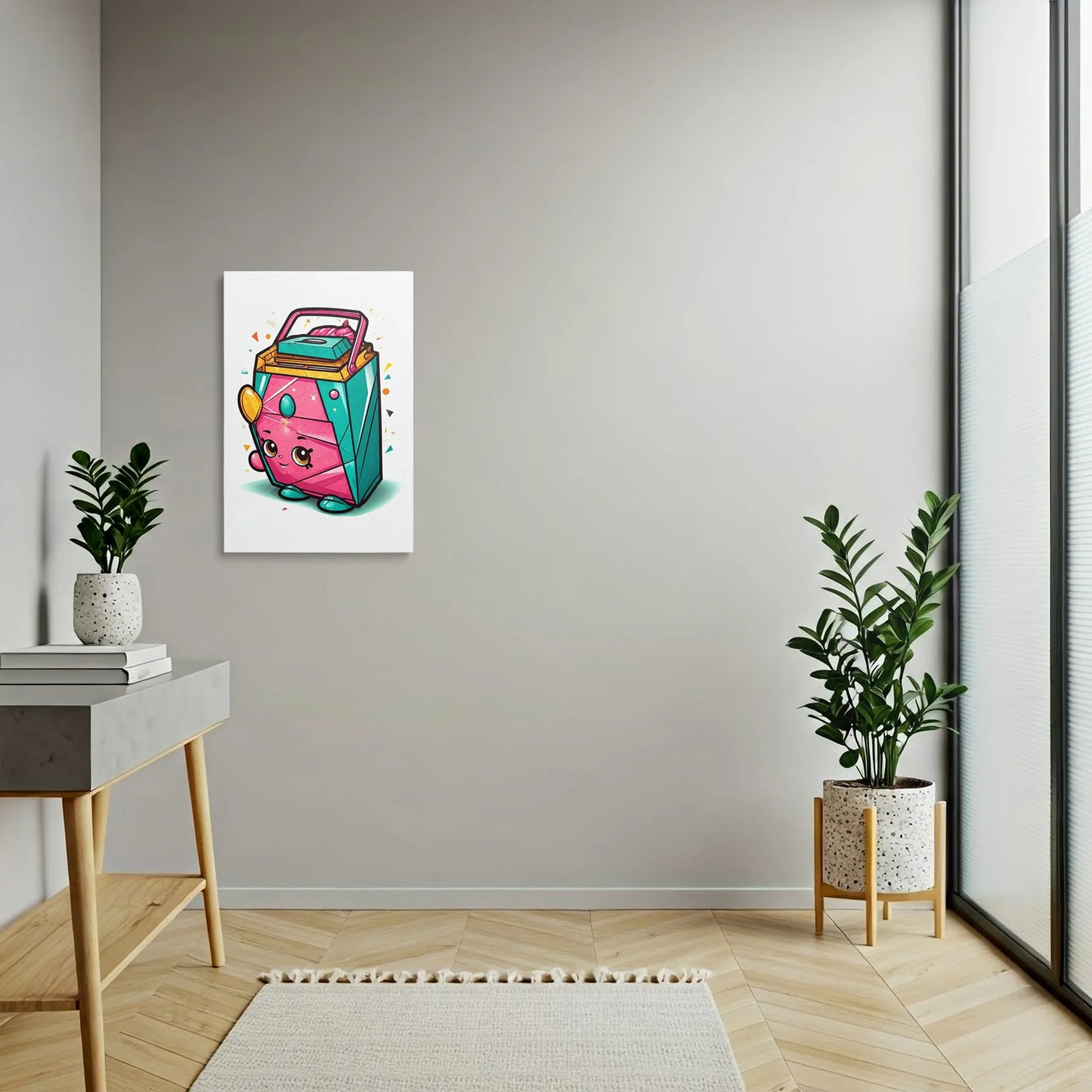 Tablou Modern - Portret Cubist Al Unui Personaj Jucărie - vedere hol