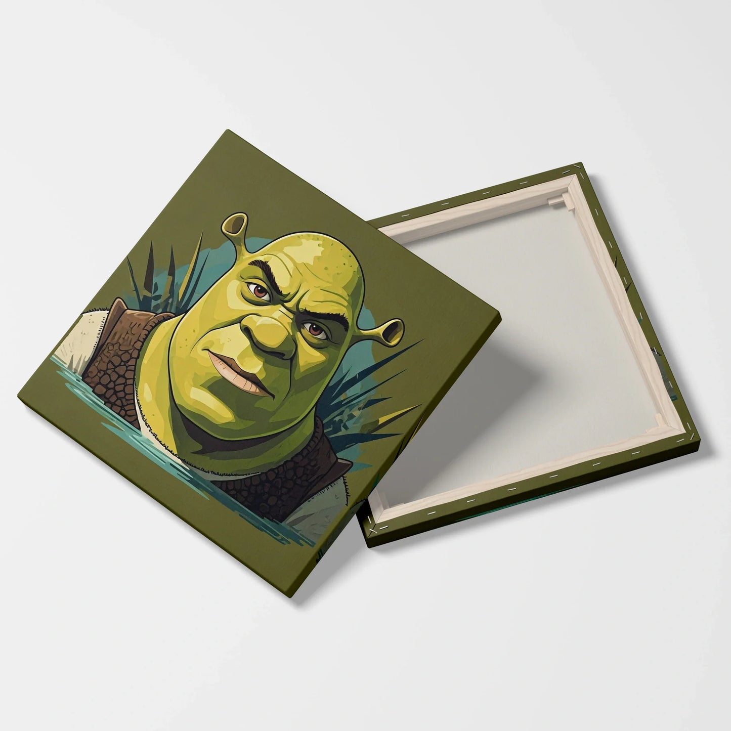 Tablou Modern - Portret Geometric Colorat - vedere fata verso
