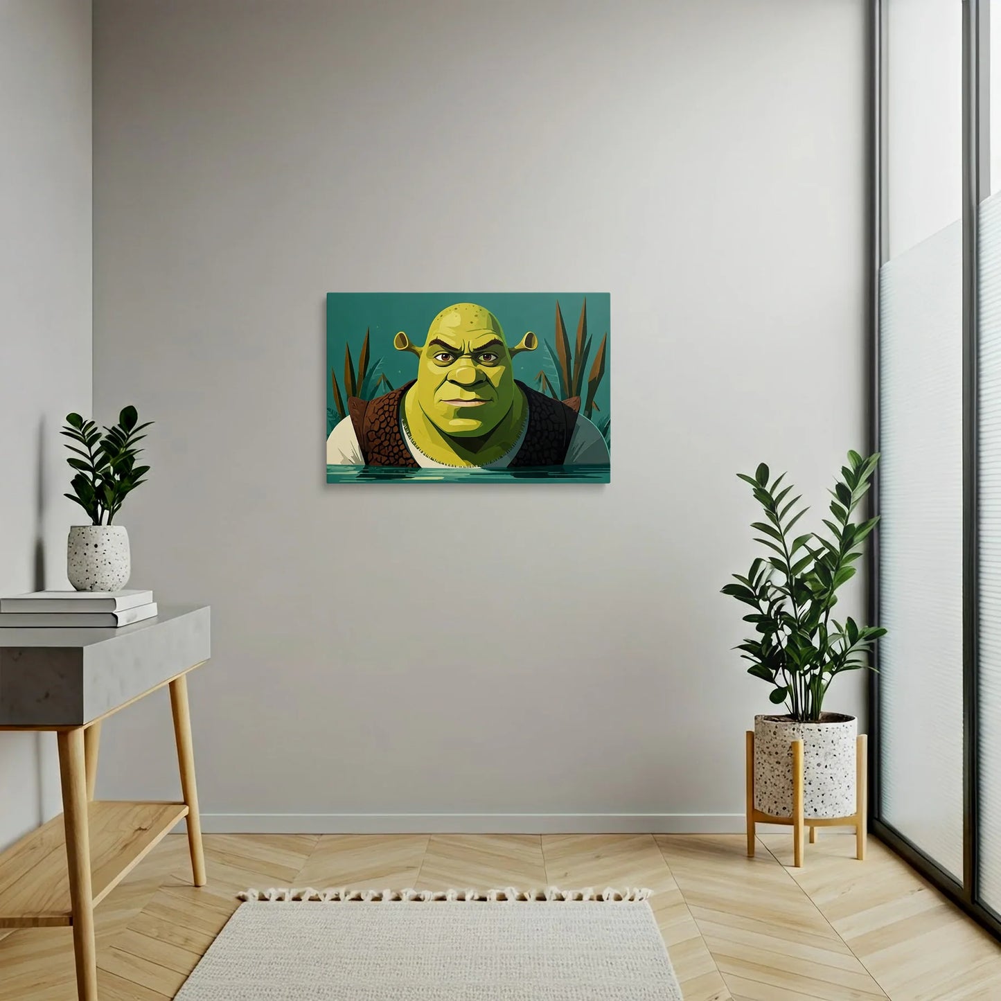 Tablou Modern - Portret Cubist Al Unui Ogre - vedere hol