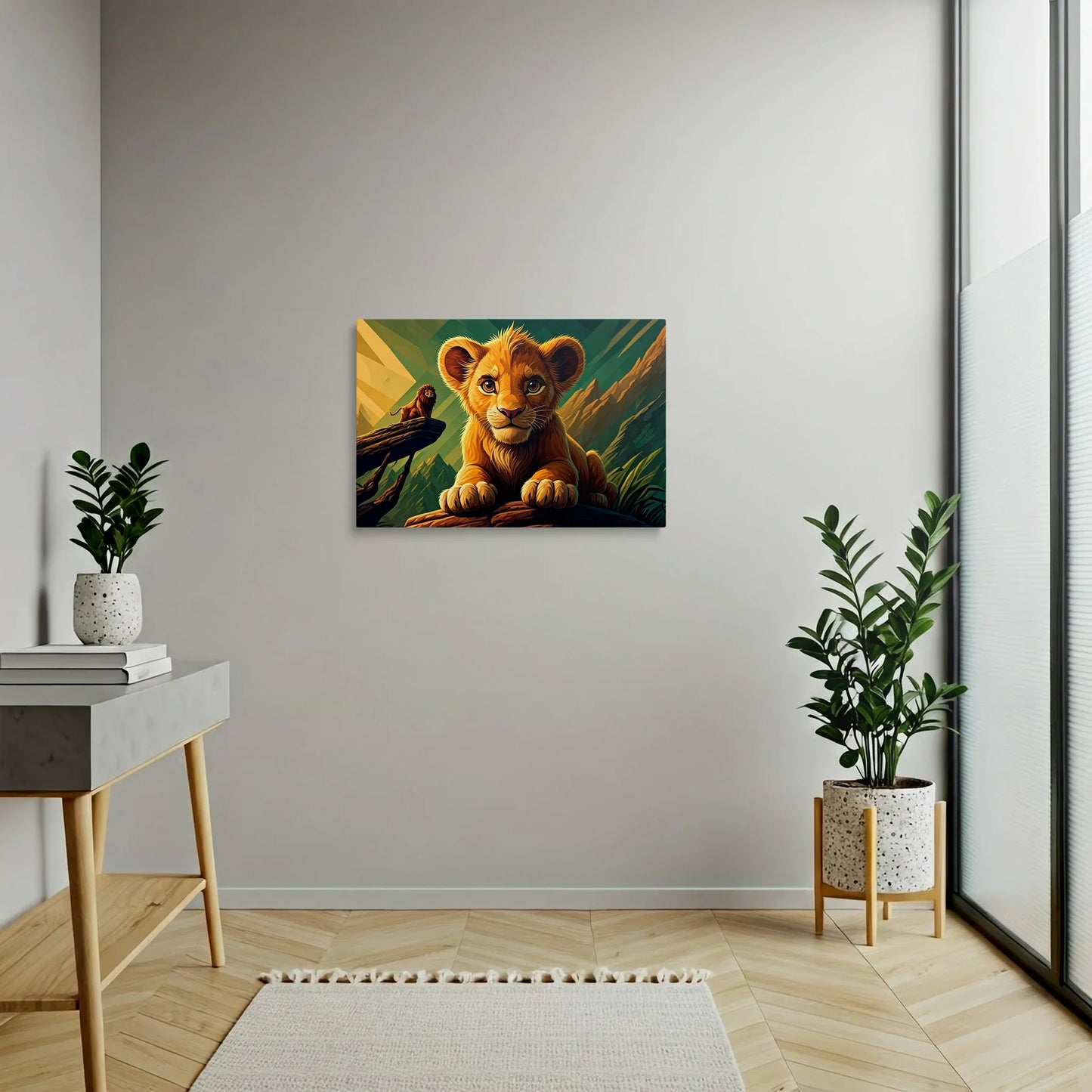 Tabloul Modern - Simba Geometric Cubist - vedere hol