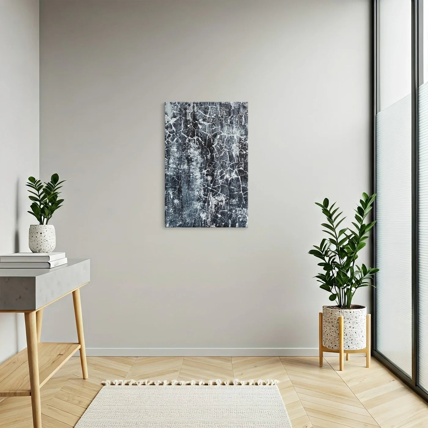 Tablou - Roca in alb si negru Vedere Hol