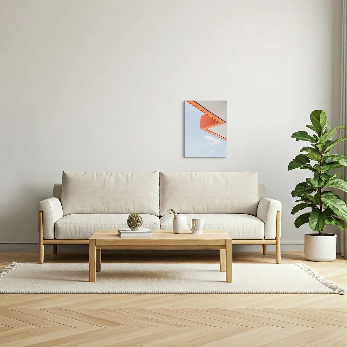 Tablou - Minimalism Vibrant Vedere Bucatarie