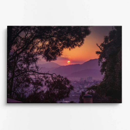 Tablou - Apus de Vis Vedere Fata