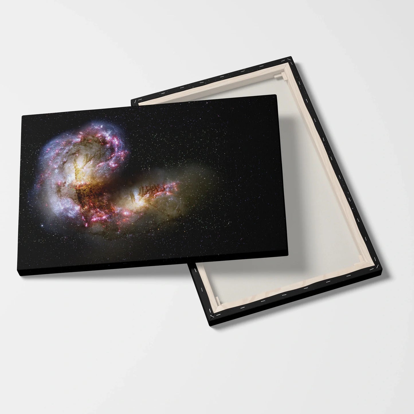 Tablou Peisaje - Galaxii în Universul Infinit - vedere fata verso