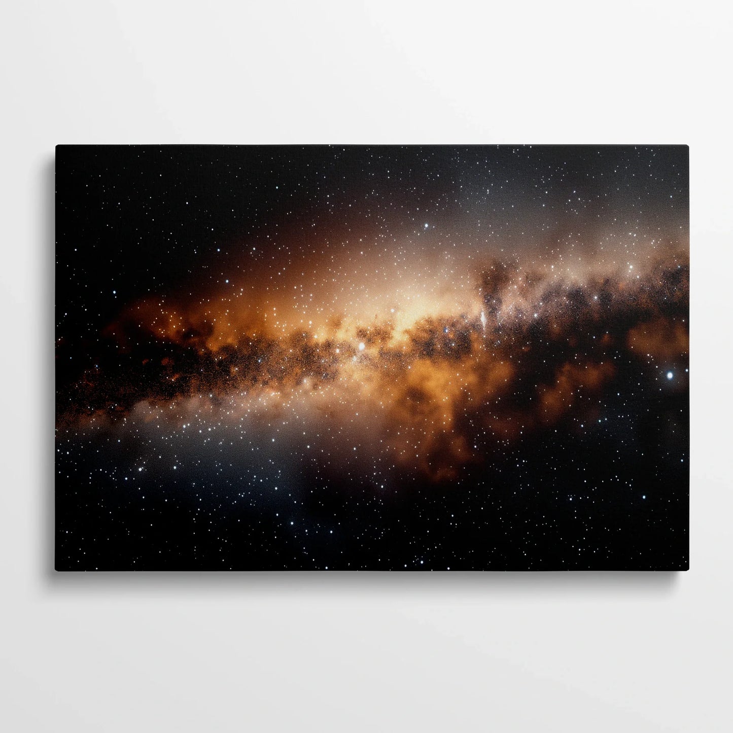 Tablou Peisaje - Galaxia Expresivă în Culori Cosmice - vedere din fata