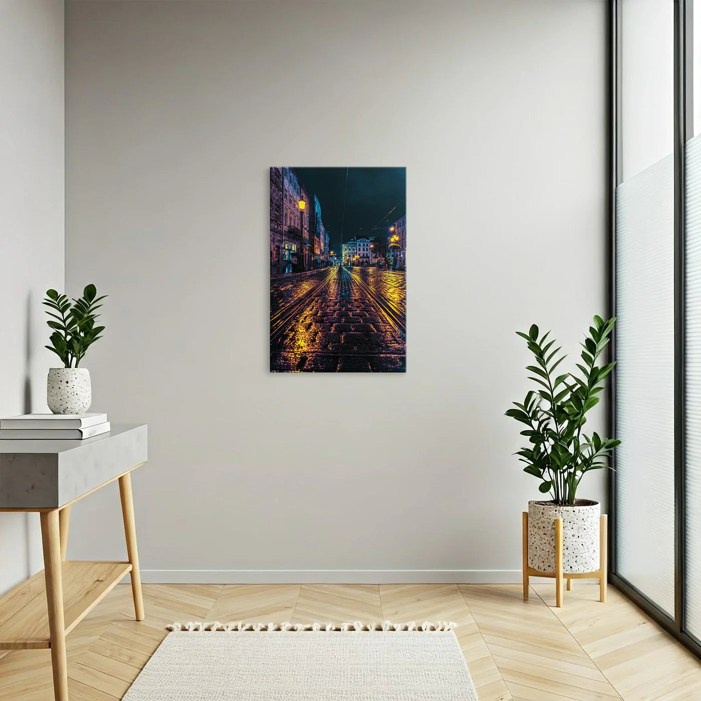 Tablou - Reflecții Urbane Nocturne Vedere Hol