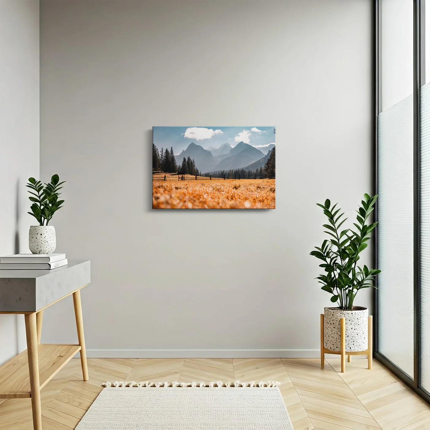 Tablou - Peisaj montan în toamnă Vedere Hol