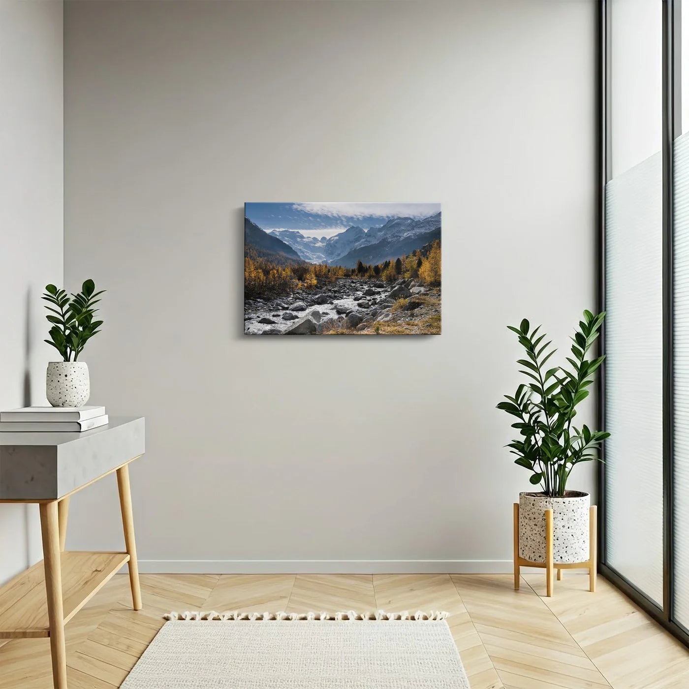 Tablou - Peisaj Montan Auriu Vedere Hol