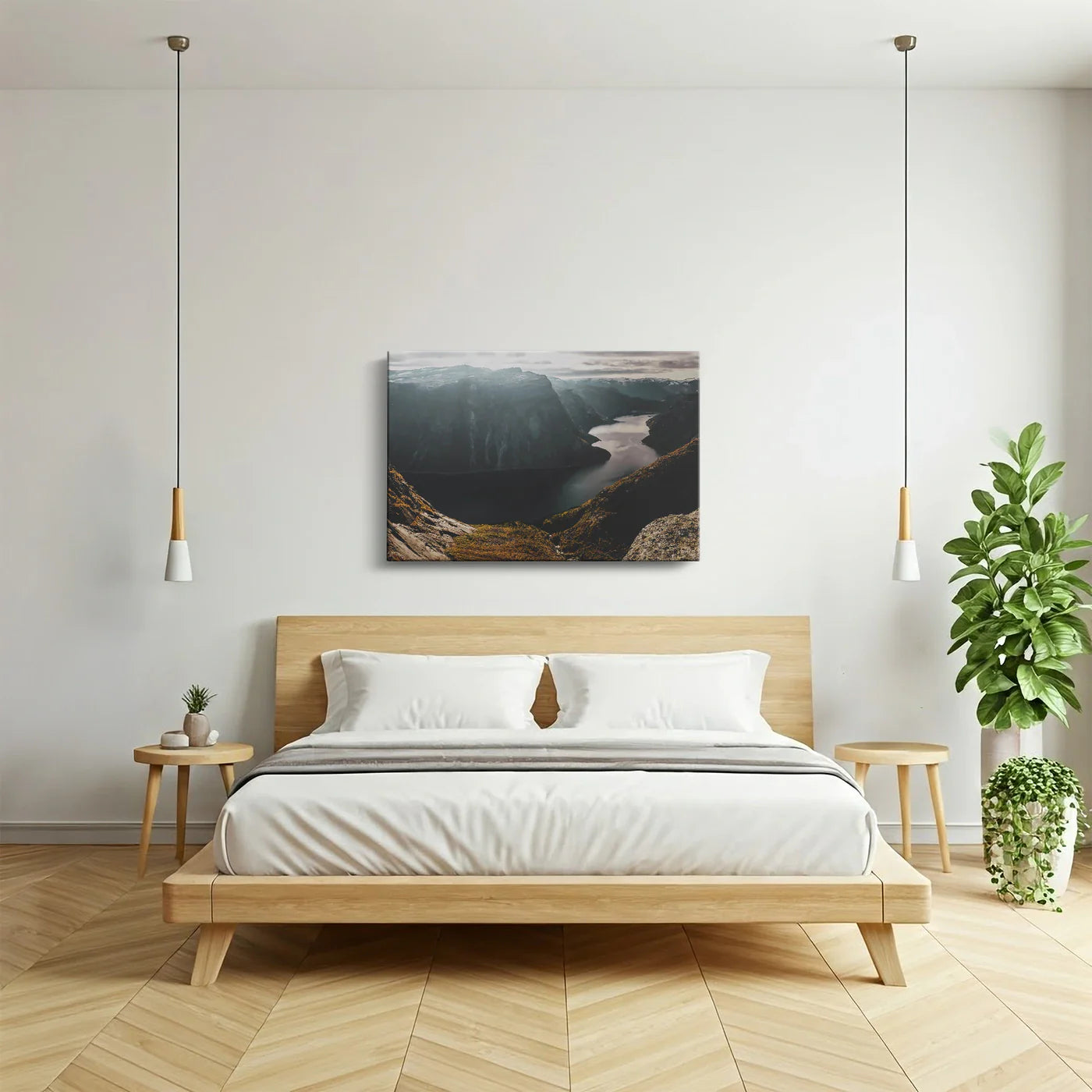 Tablou - Peisaj Montan Dramatic Vedere Lateral