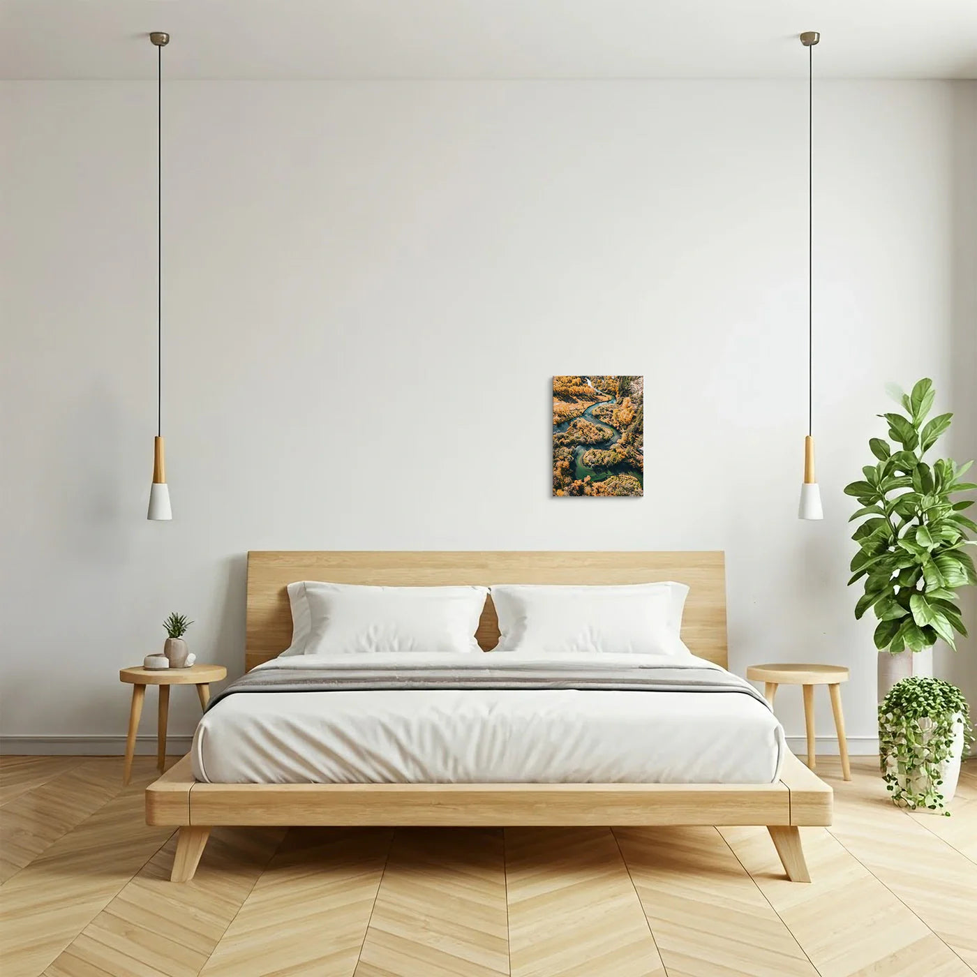 Tablou - Peisaj Idilic Natură Vedere Lateral