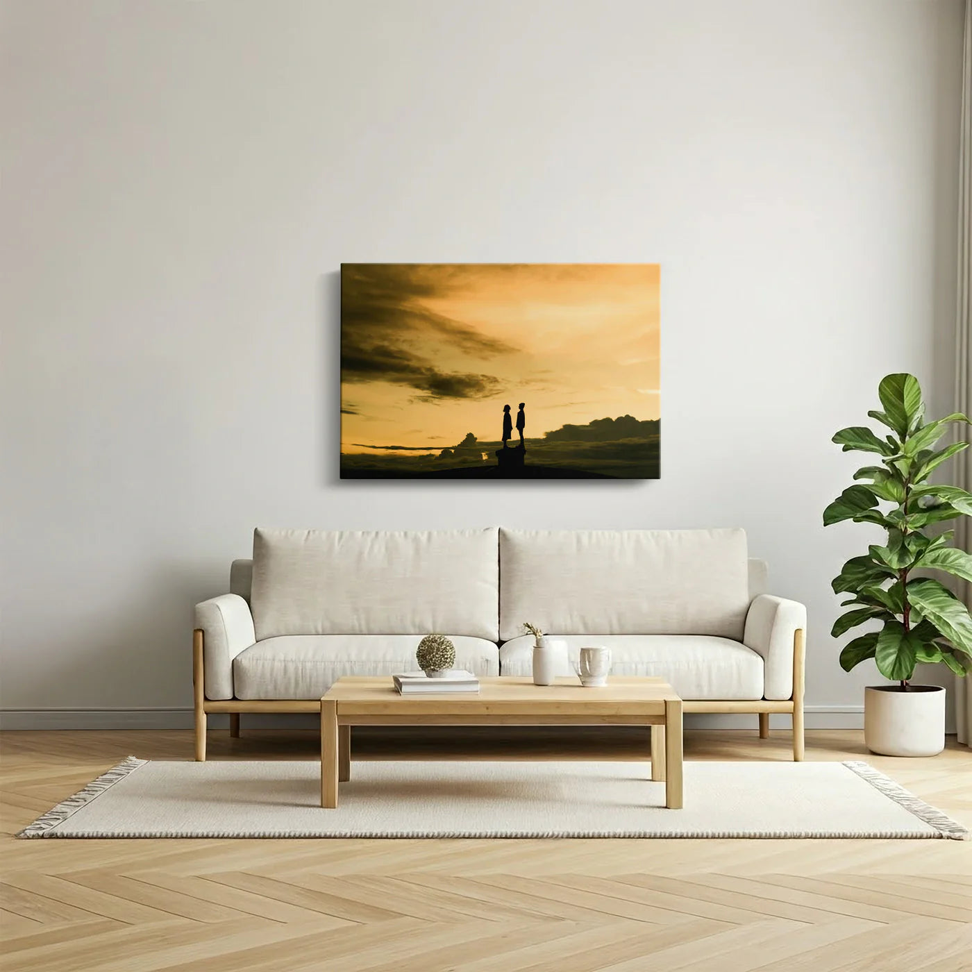 Tablou - Momente Împărtășite Vedere Bucatarie