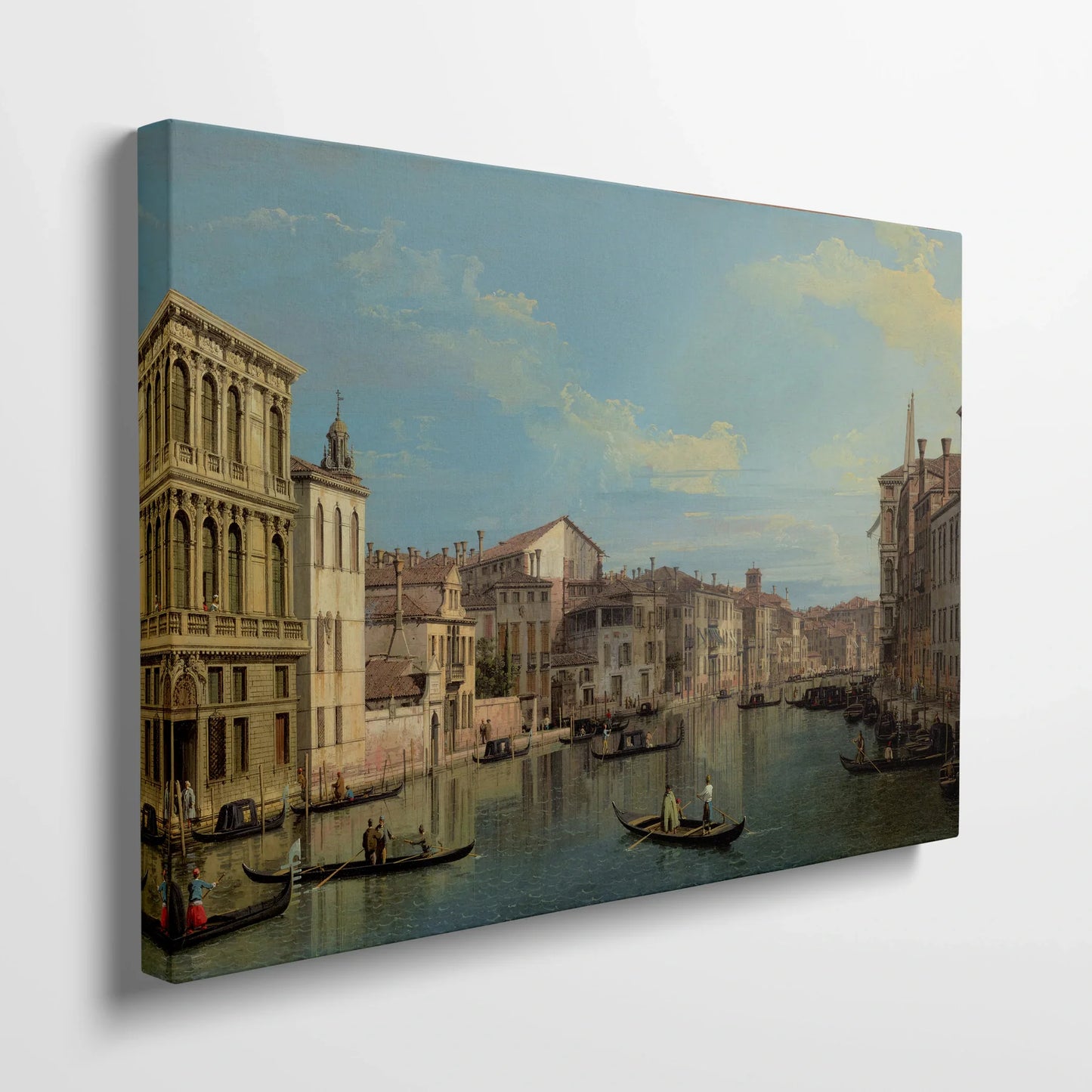 Tablou picturi celebre - Canalul mare din Veneția, Canaletto - vedere din lateral