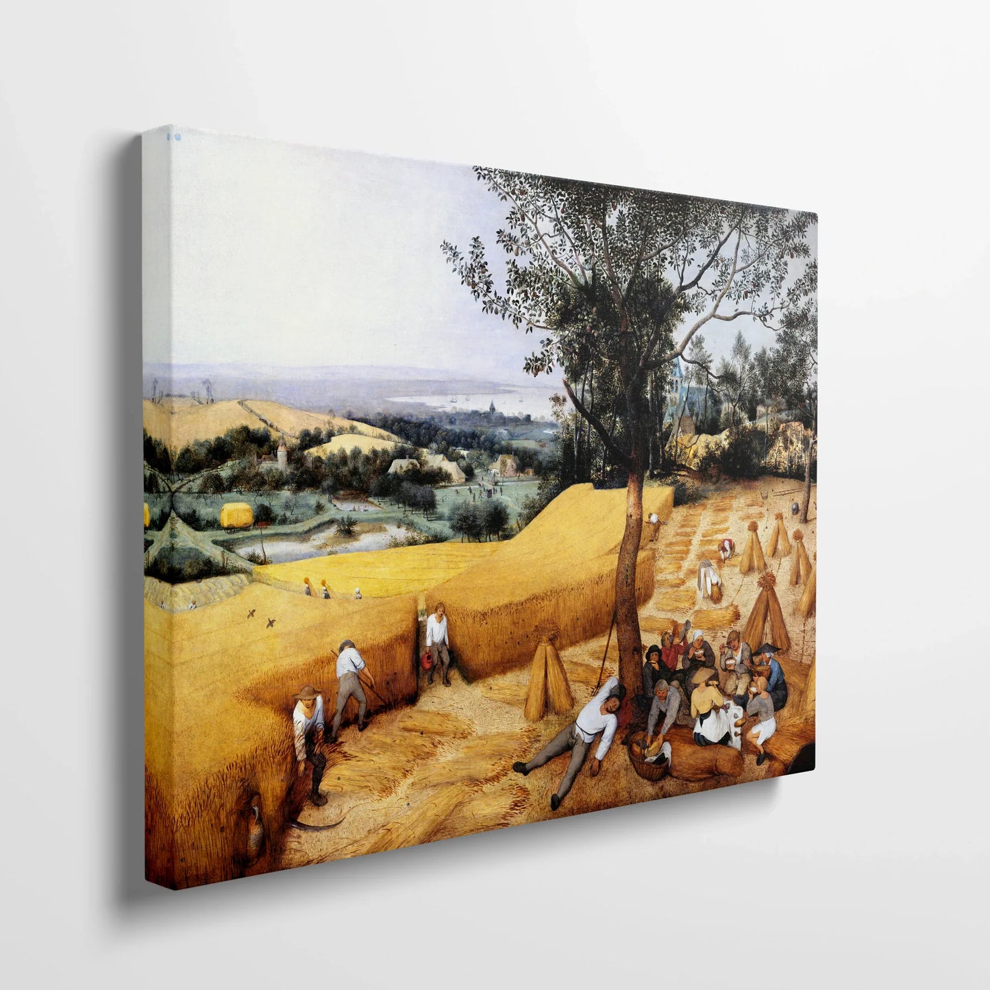 Tablou picturi celebre - Recolta, P. Bruegel - vedere din lateral