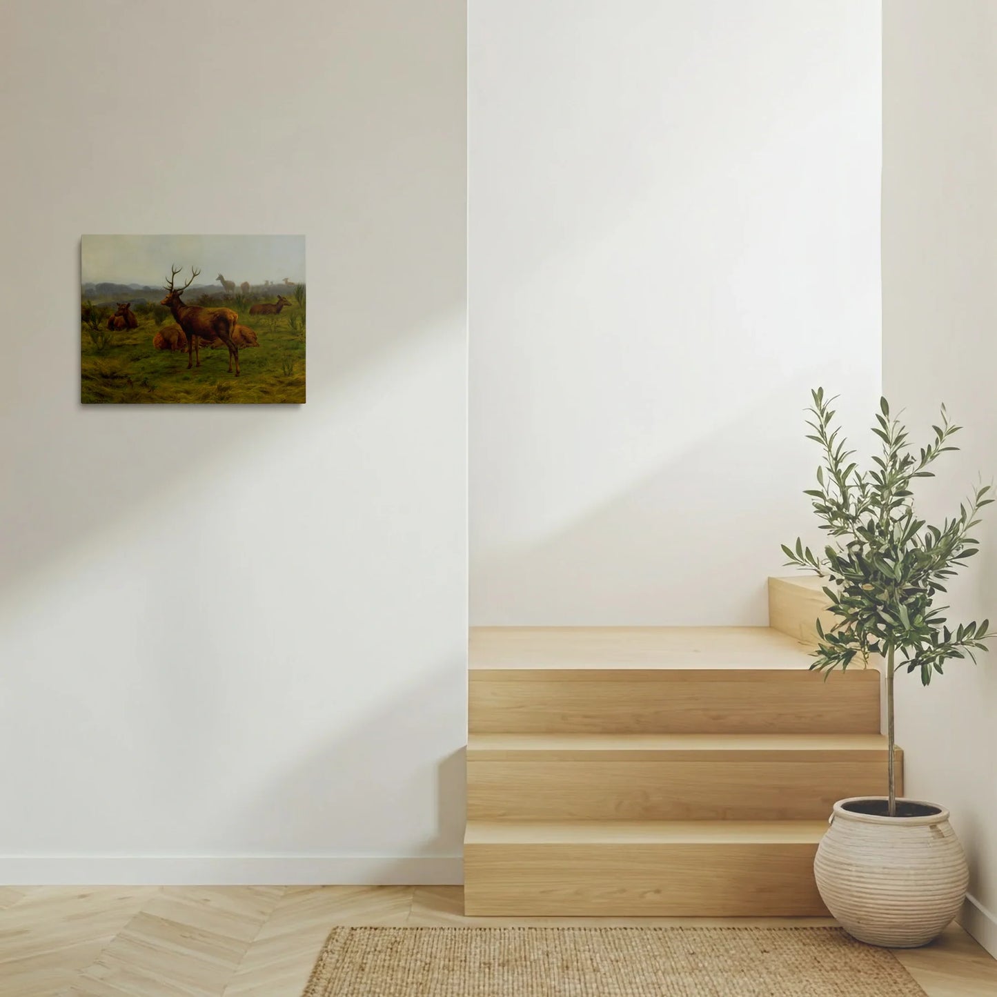 Tablou picturi celebre - Monarhul turmei, R. Beaugrand - vedere hol
