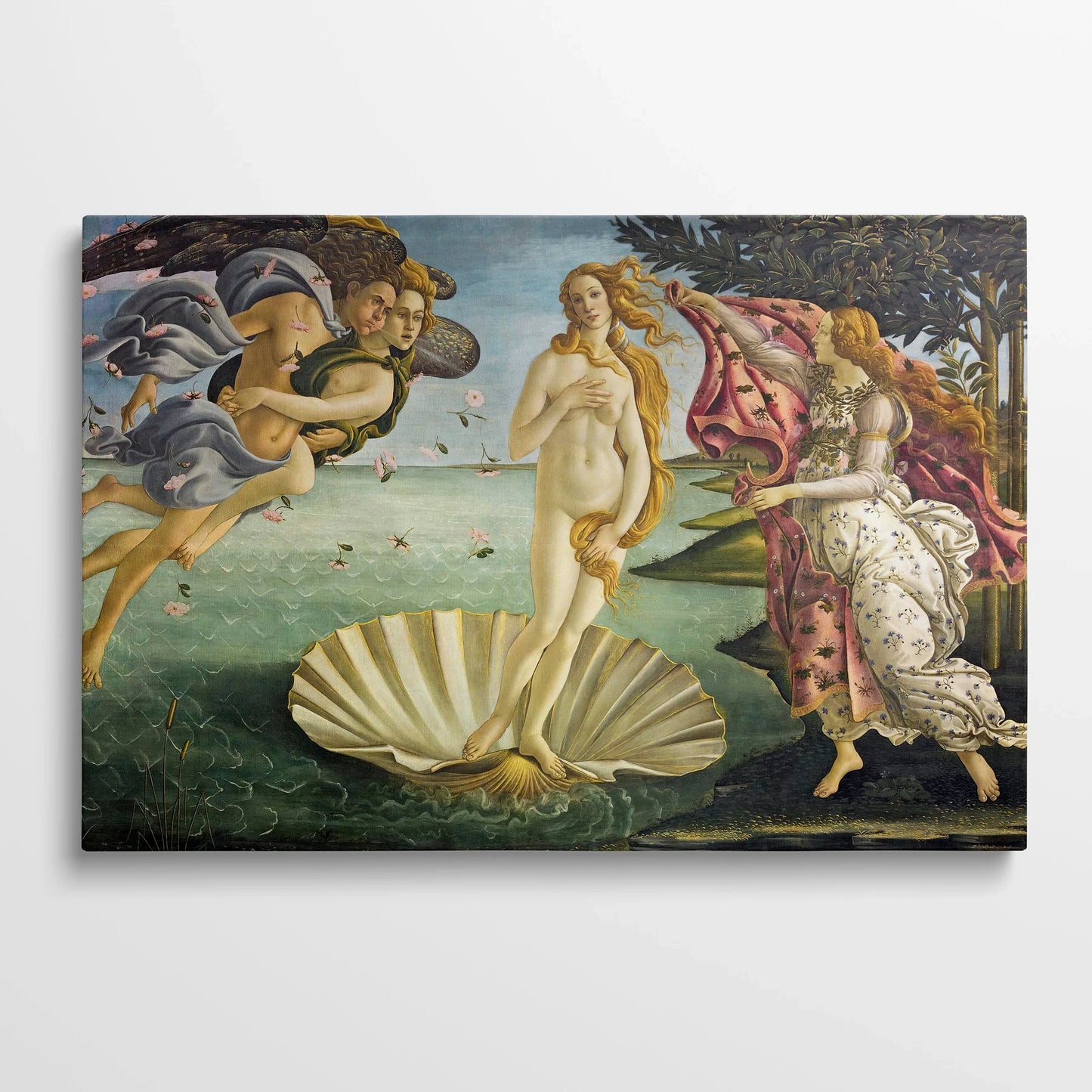 Tablou picturi celebre - Nașterea Lui Venus, Botticelli - vedere din fata