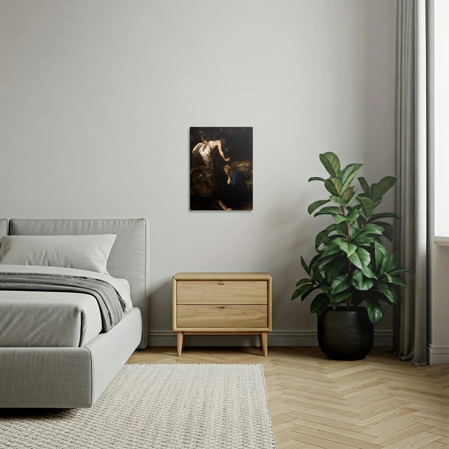 Tablou picturi celebre - Buna Vestire, Caravaggio - vedere dormitor
