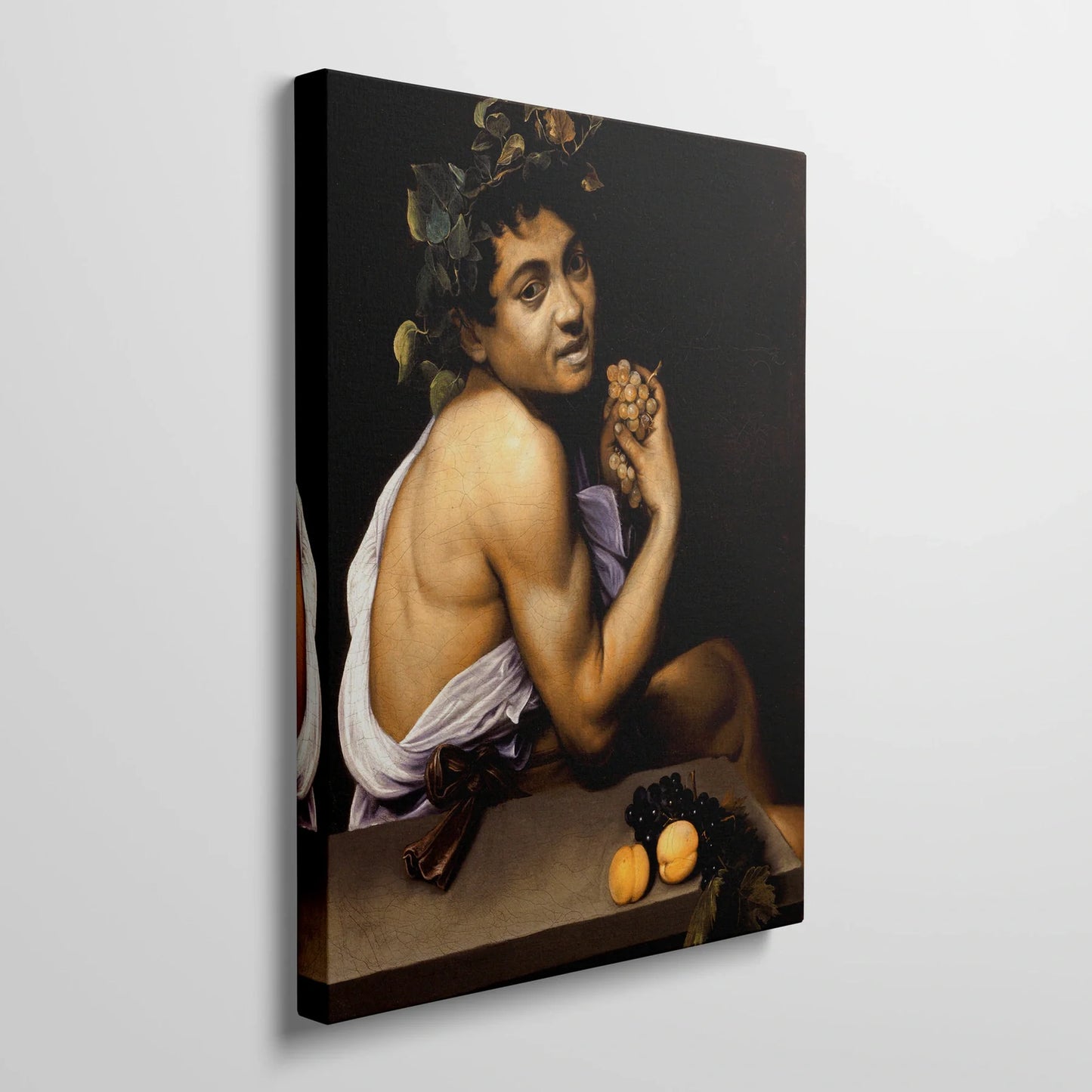 Tablou picturi celebre - Bacchus tânăr bolnav, Caravaggio - vedere din lateral