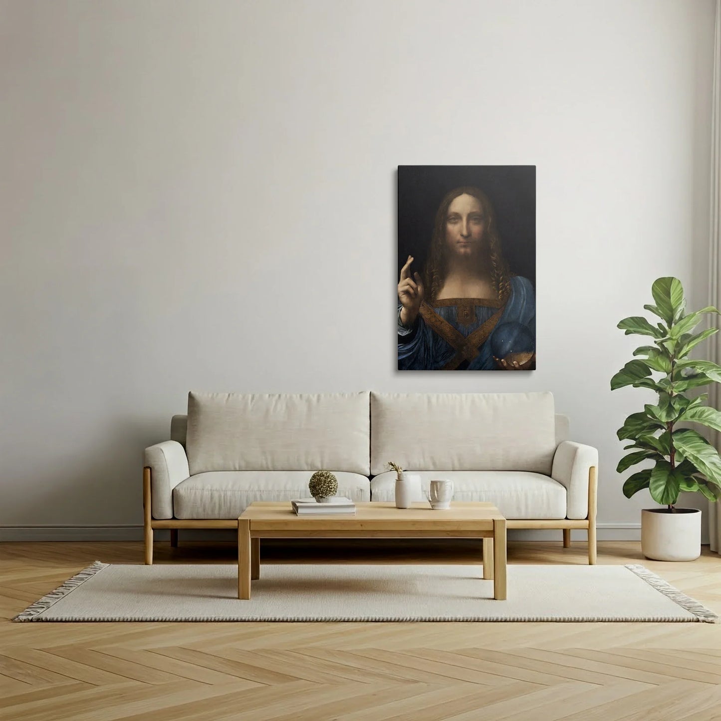 Tablou Picturi - Salvator Mundi, Leonardo da Vinci