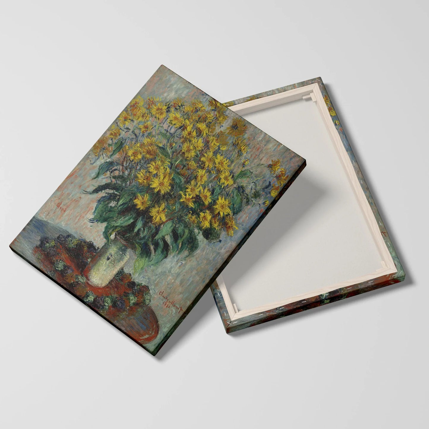 Tablou Picturi - Flori de Topinambur, Claude Monet