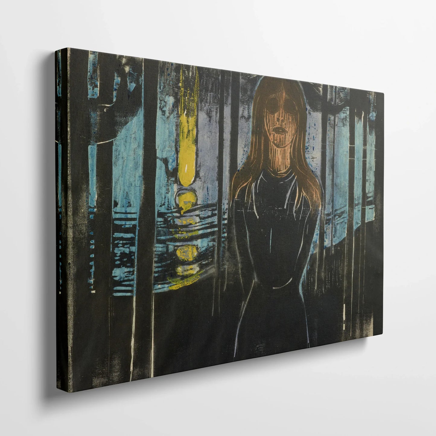 Tablou picturi celebre - Noaptea de vară, Munch - vedere din lateral