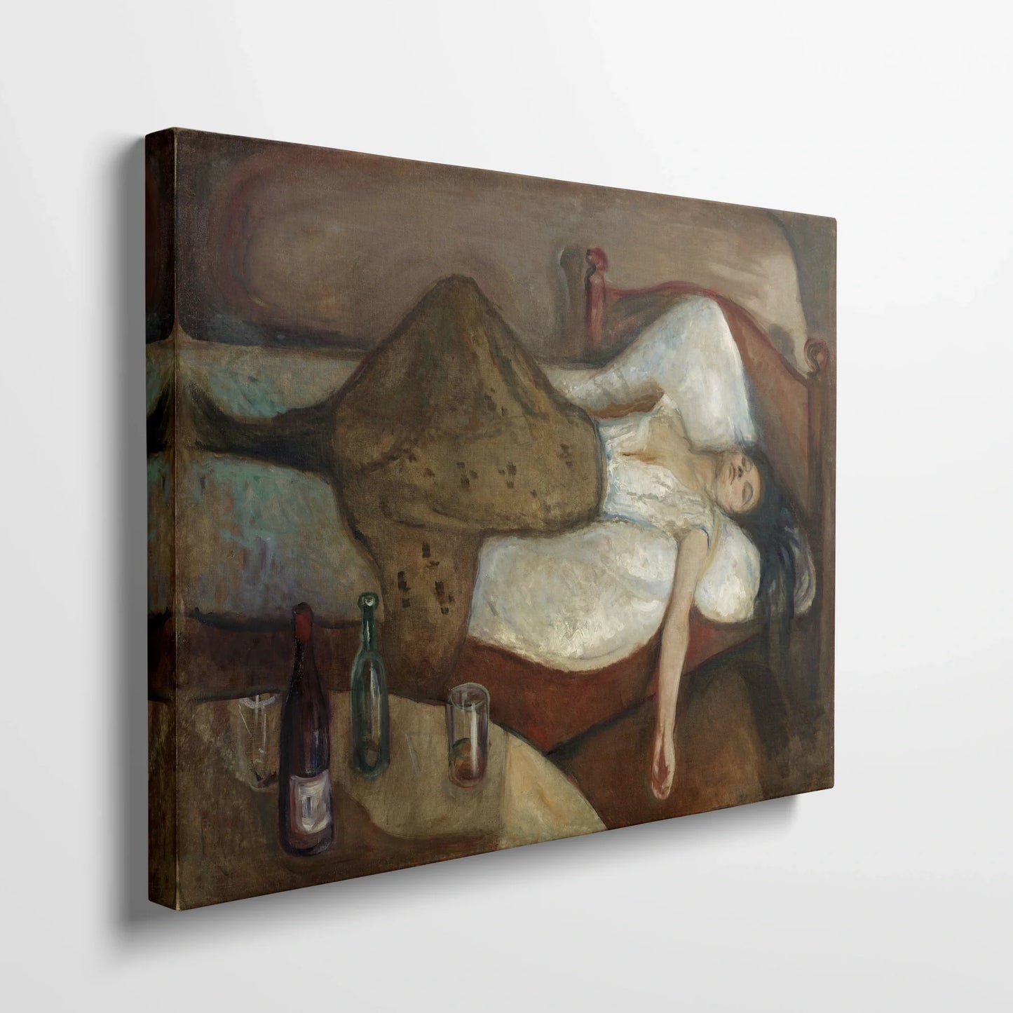 Tablou picturi celebre - Ziua de după, Munch - vedere din lateral