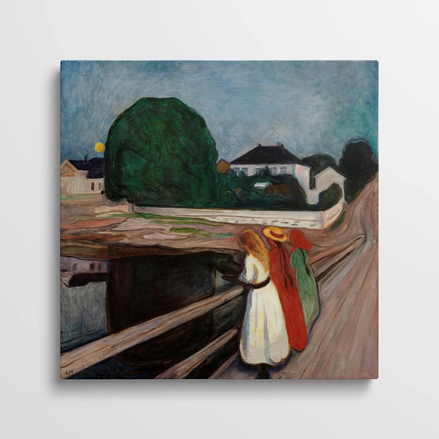 Tablou Picturi - Fetele Pe Pod, Munch