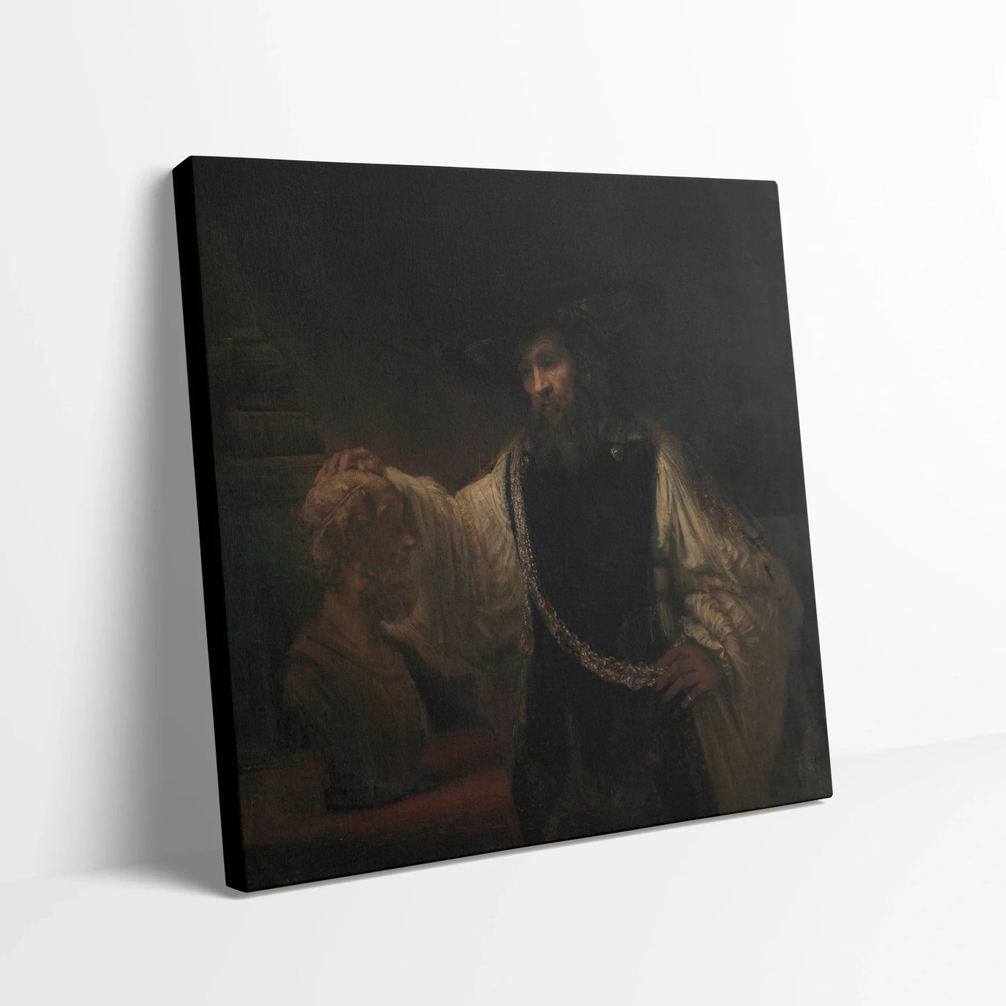 Tablou Picturi - Aristotel cu Un Bust Al Lui Homer, Rembrandt