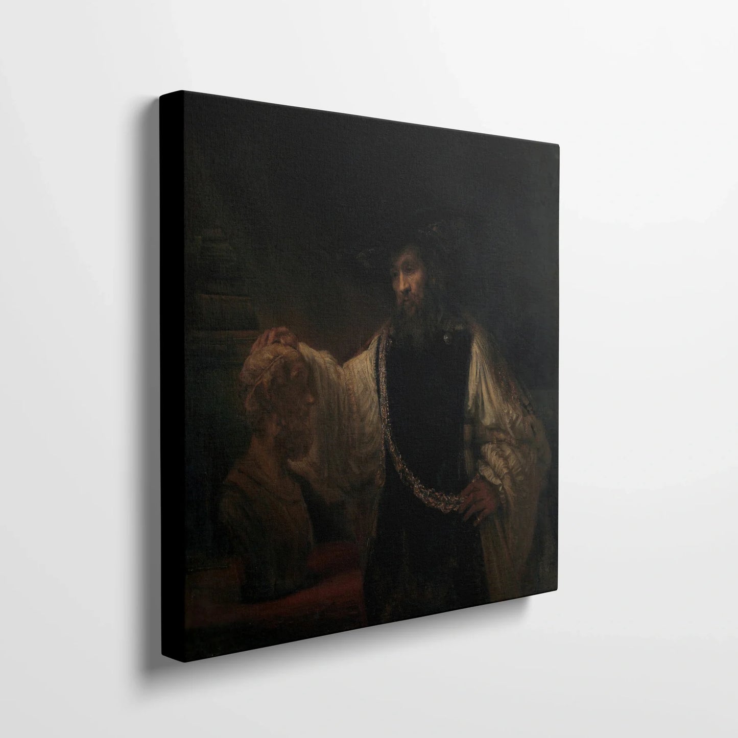 Tablou Picturi - Aristotel cu Un Bust Al Lui Homer, Rembrandt